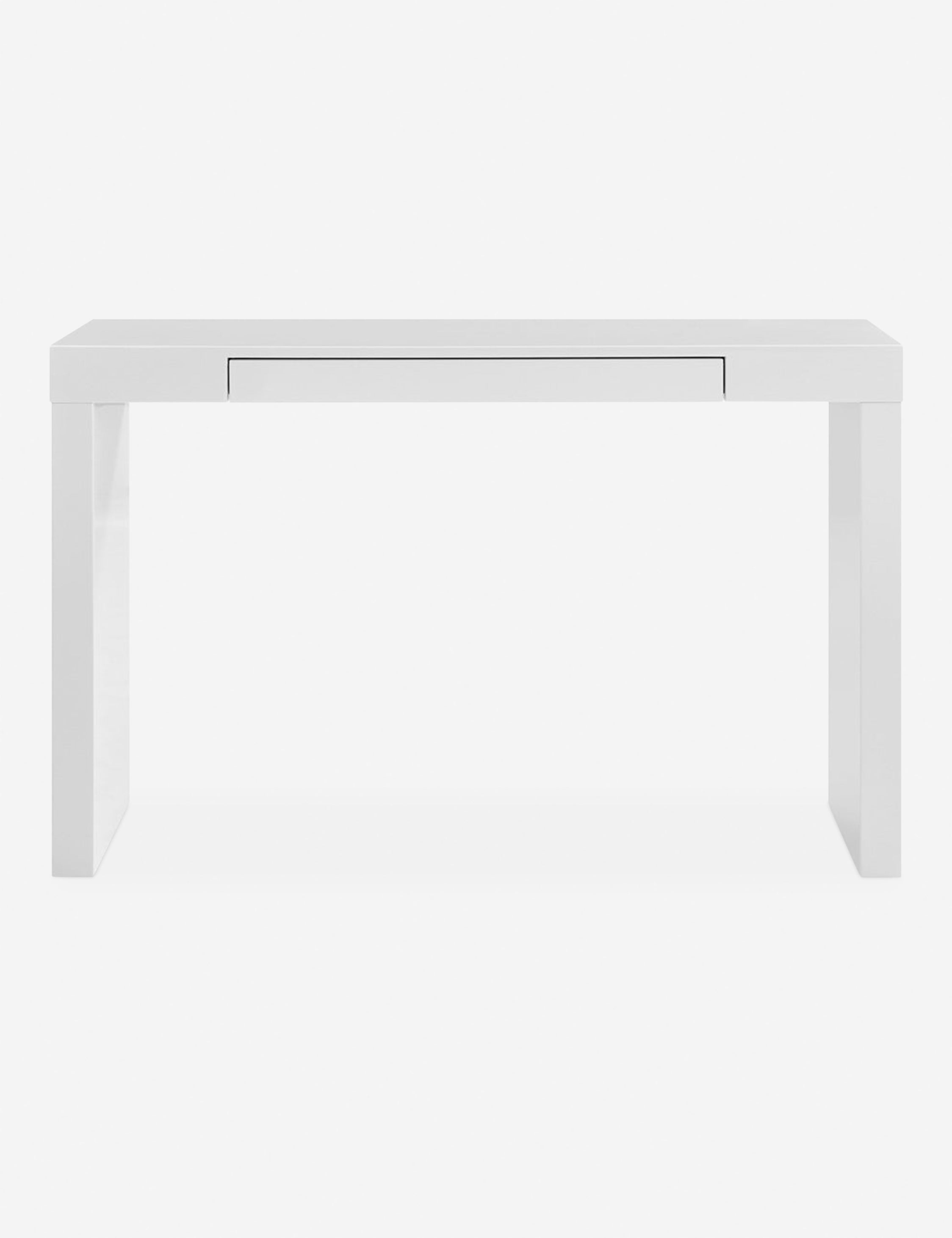 Lulu and Georgia Daisi Narrow Desk – White - view 2