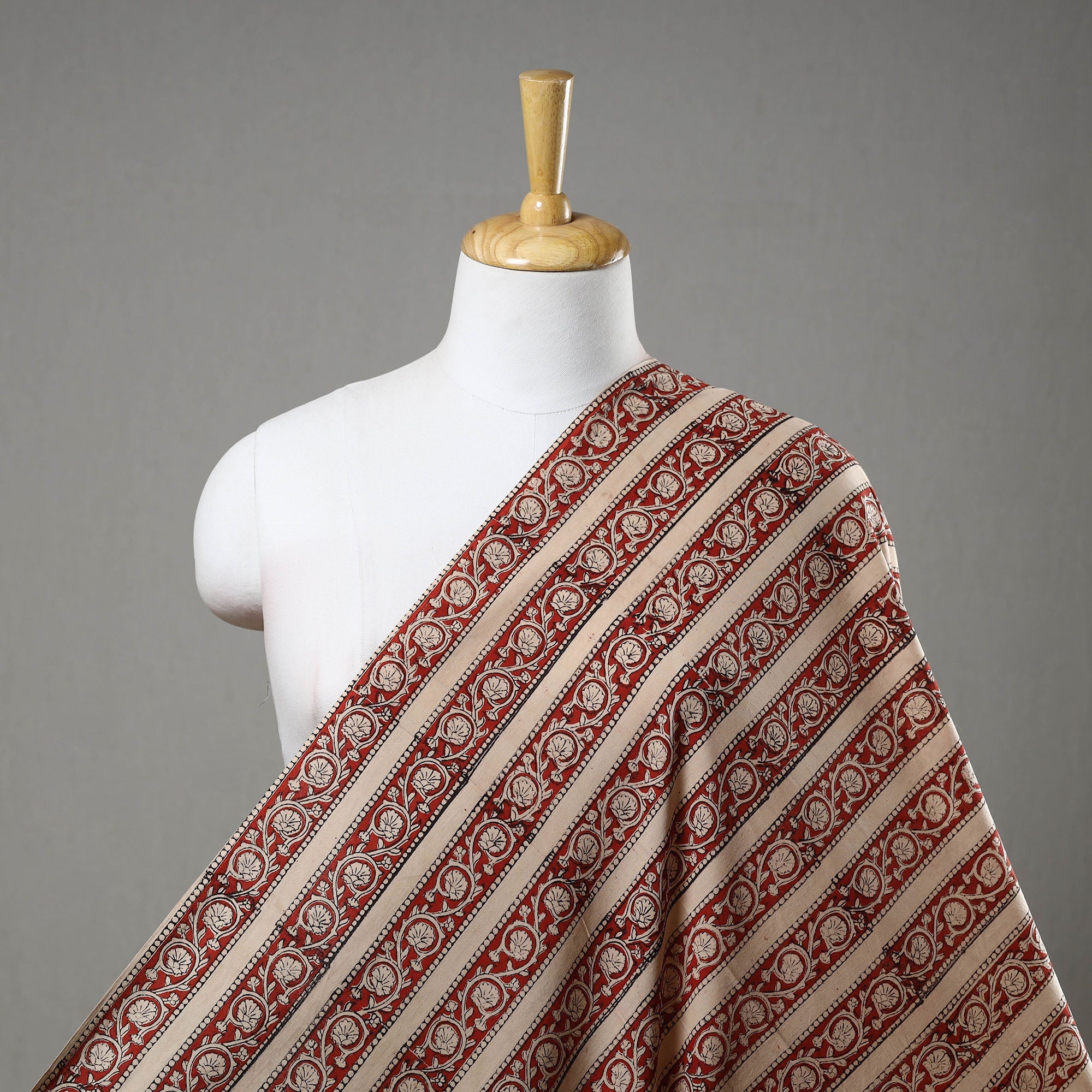 HAVELI CHRONICLES Block Printed Cotton Bagru Fabric 03