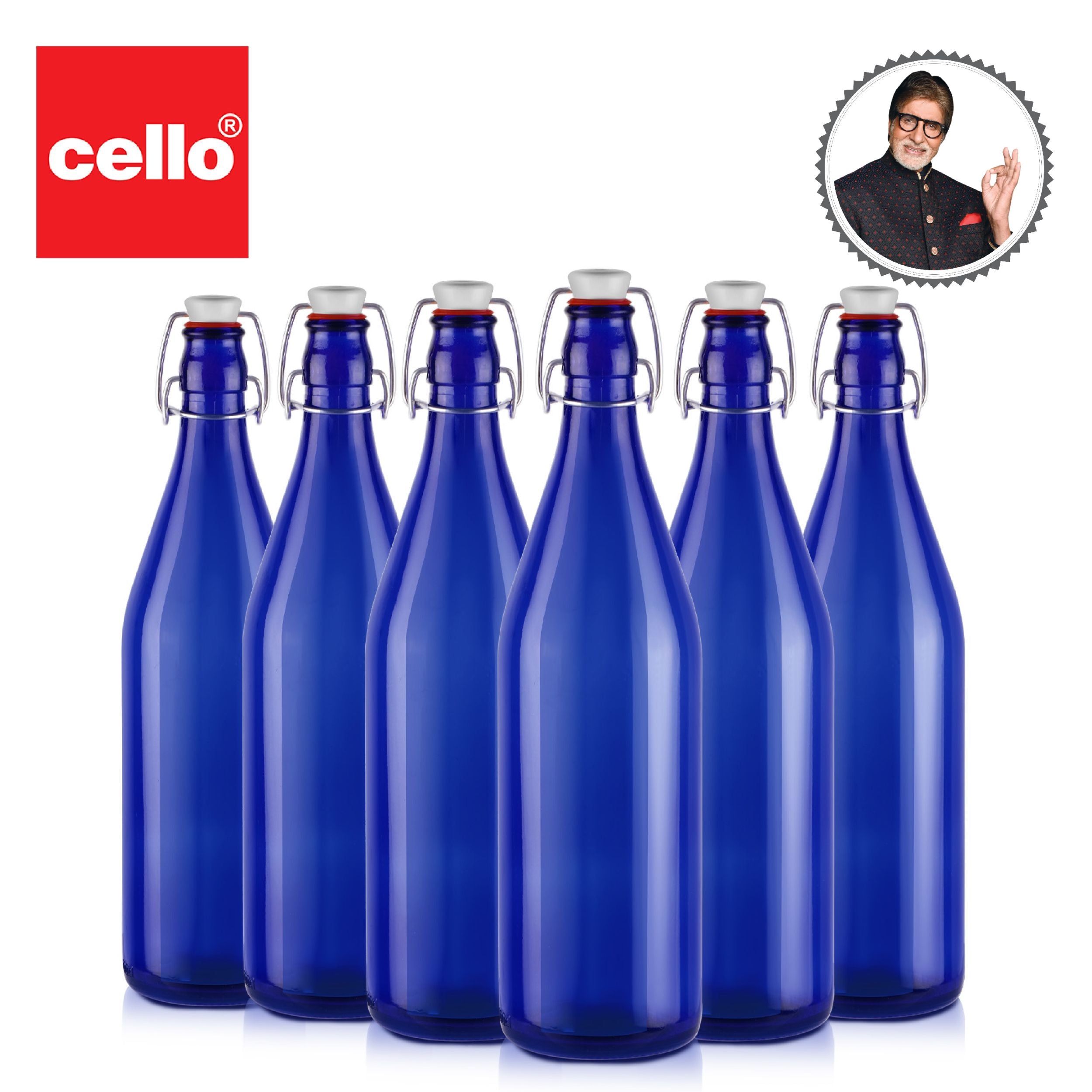 Cello Aquaria Glass Water Bottle, 1000ml - view 63