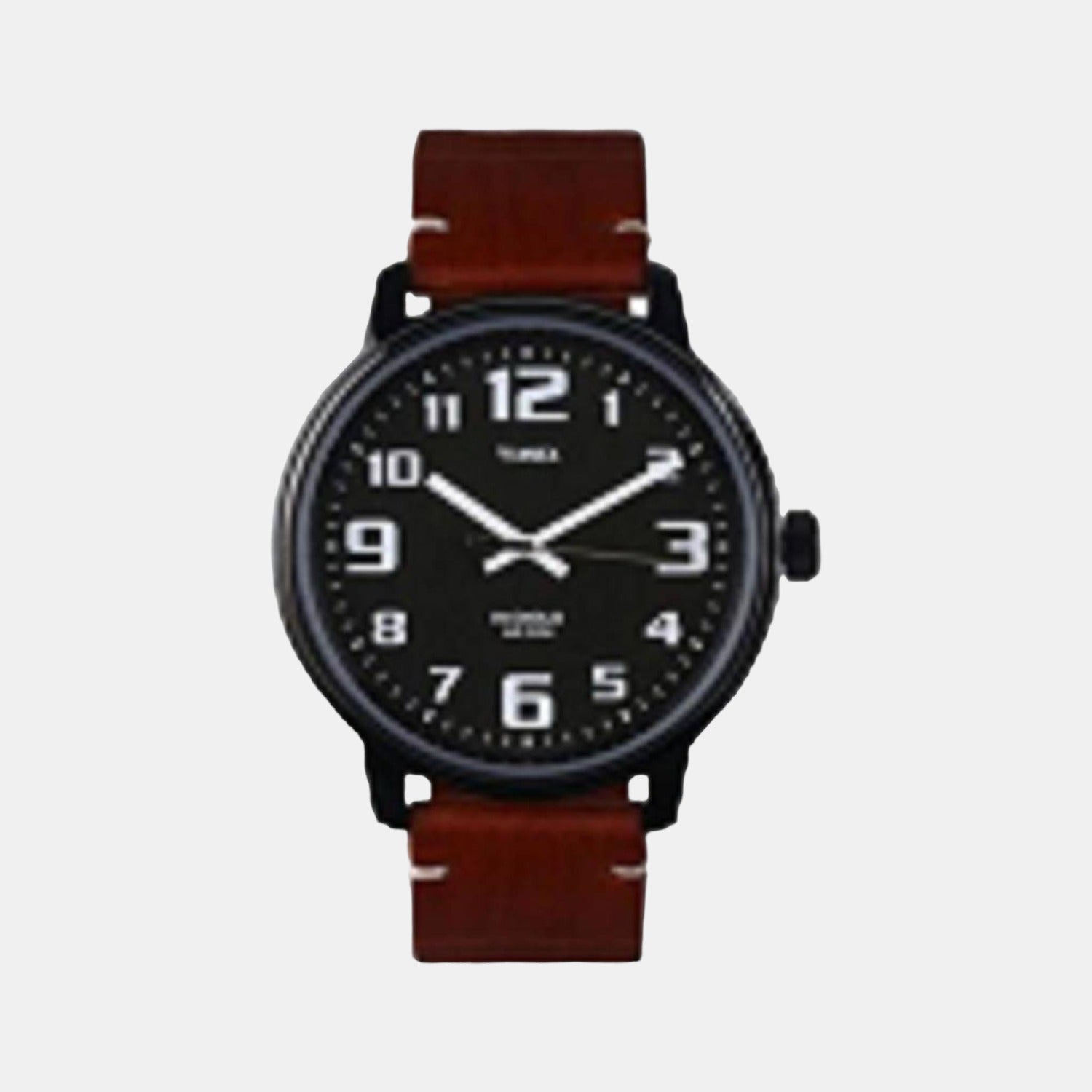 Timex Fashion Men Quartz Black Dial Analog Leather Watch TWEG18303