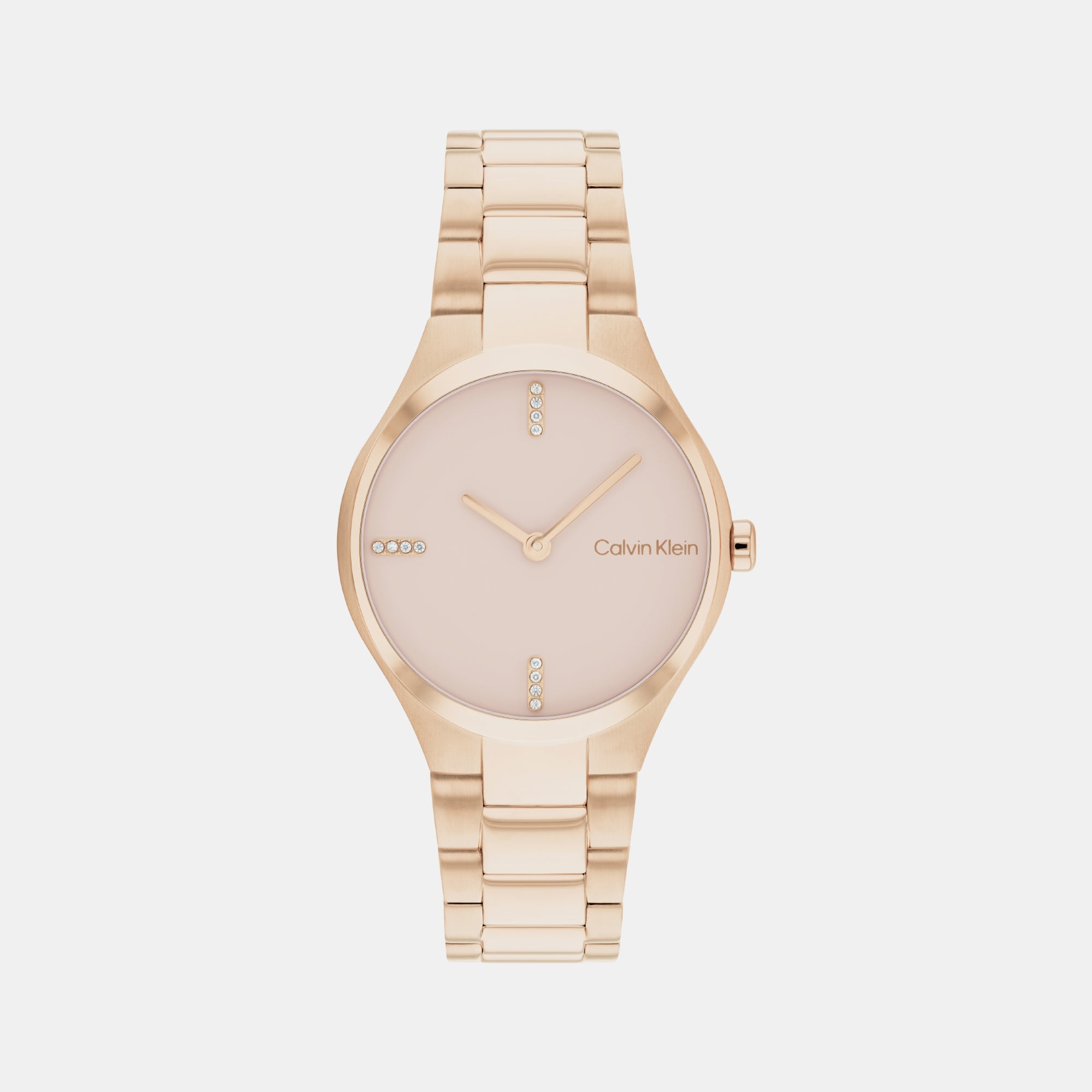 Calvin Klein Admire Women Quartz Gold Dial Analog Stainless Steel Watch 25200334