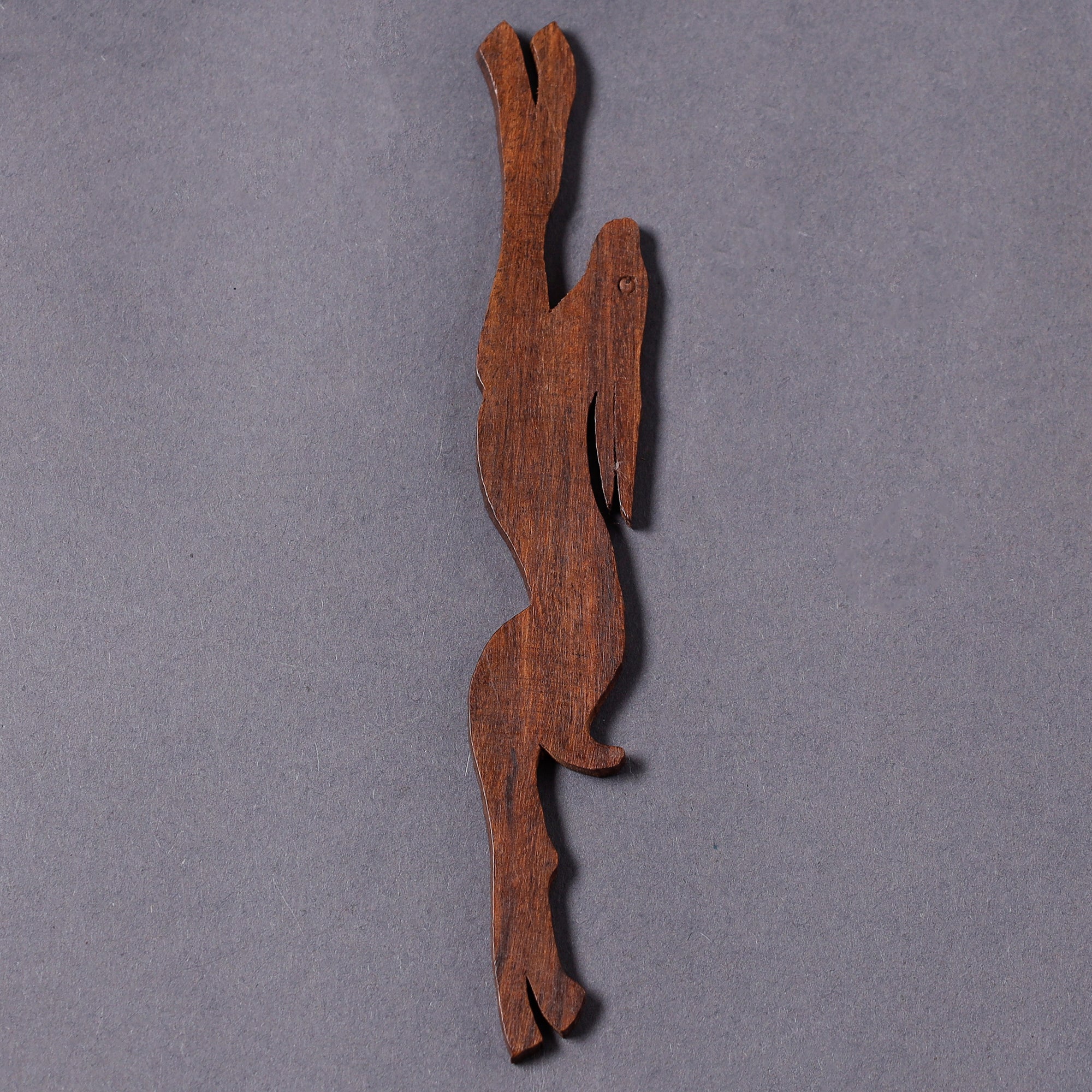 ITOKRI CRAFTS INITIATIVE Bijnor Hand Carved Sheesham Wood Bookmark - view 2