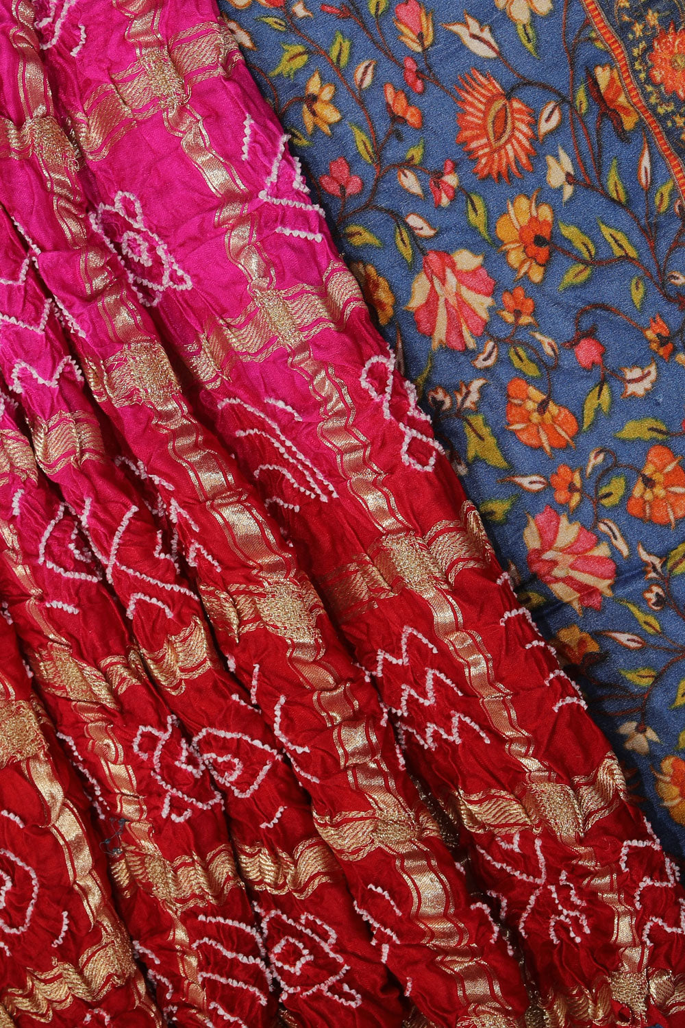 Kalanjali Gorgeous Bandhani Saree – Women's - view 2