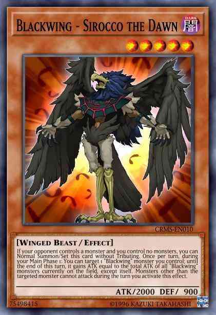 Yu-Gi-Oh! Blackwing - Sirocco the Dawn - TU07-EN018 - Common - Unlimited