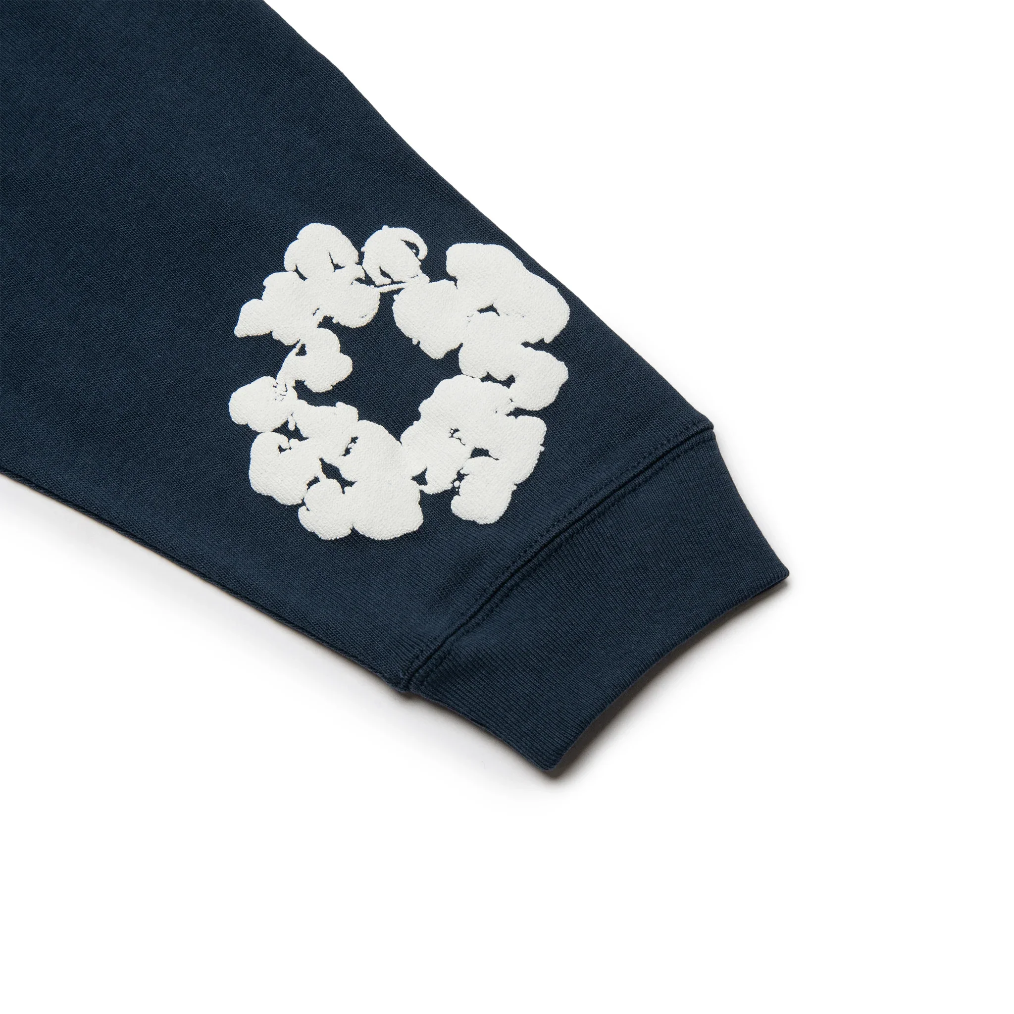 Denim Tears The Cotton Wreath Long-Sleeve Navy T Shirt - view 3