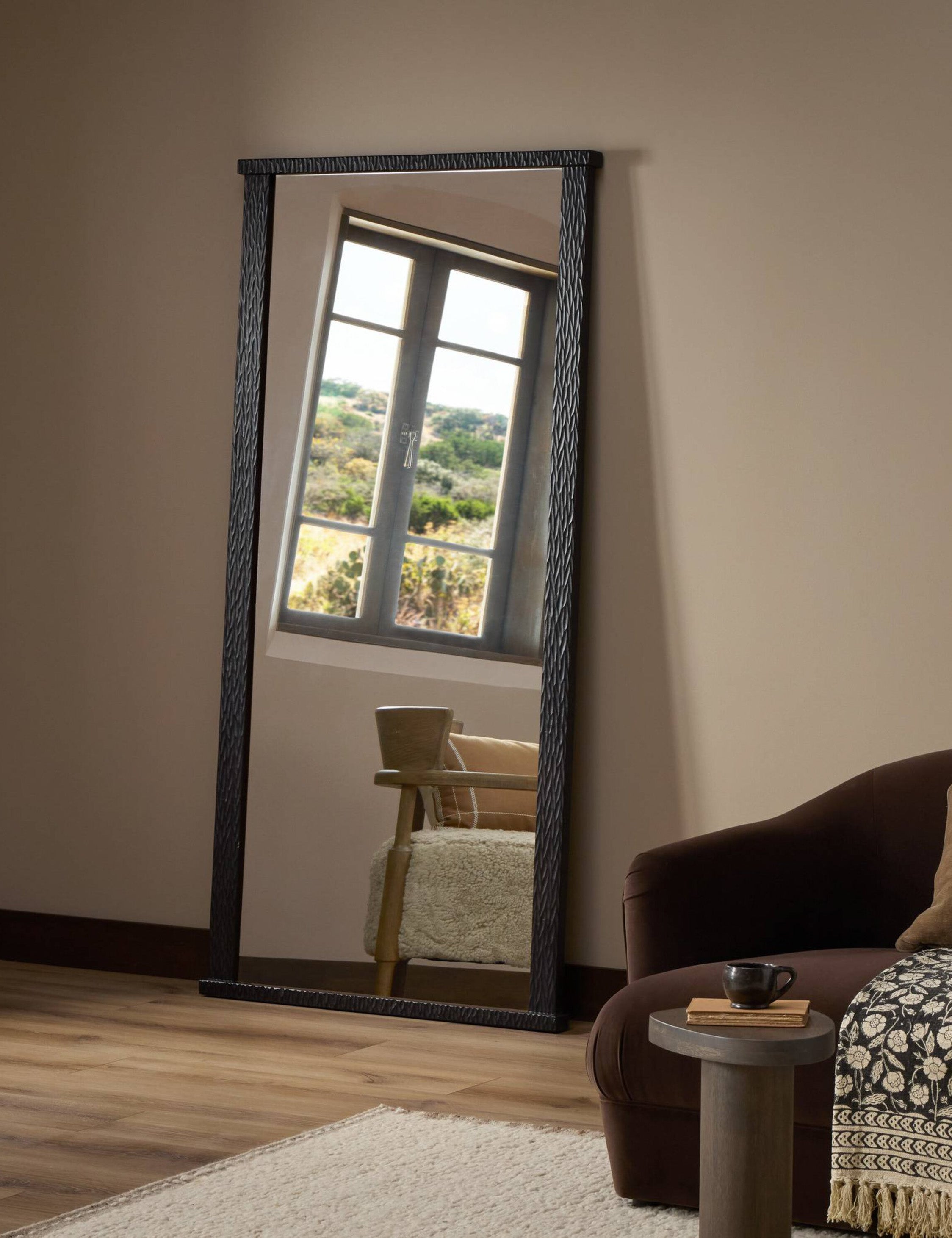Lulu and Georgia Melendez Floor Mirror – Black - view 2