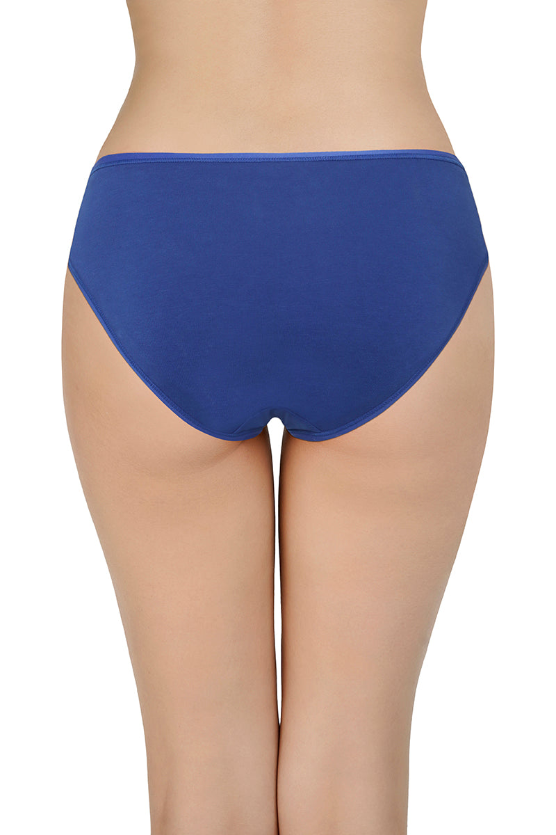 Amante Solid Low Rise Assorted Bikini Panties (Pack of 3 Colors & Prints May Vary) - view 5