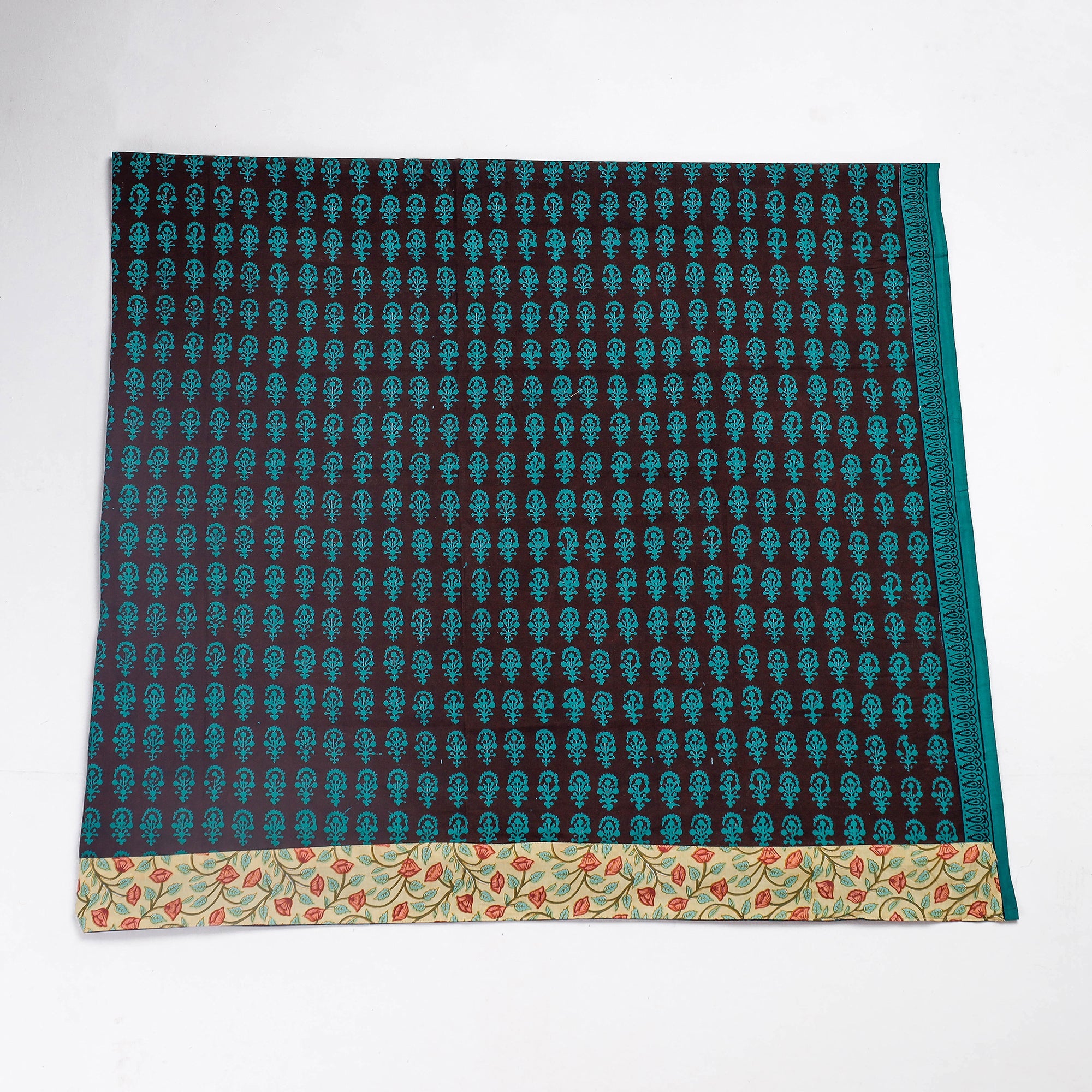 NOORI BAZAR Black - Rangoli Bagh Block Printing Cotton Blouse Piece - view 2