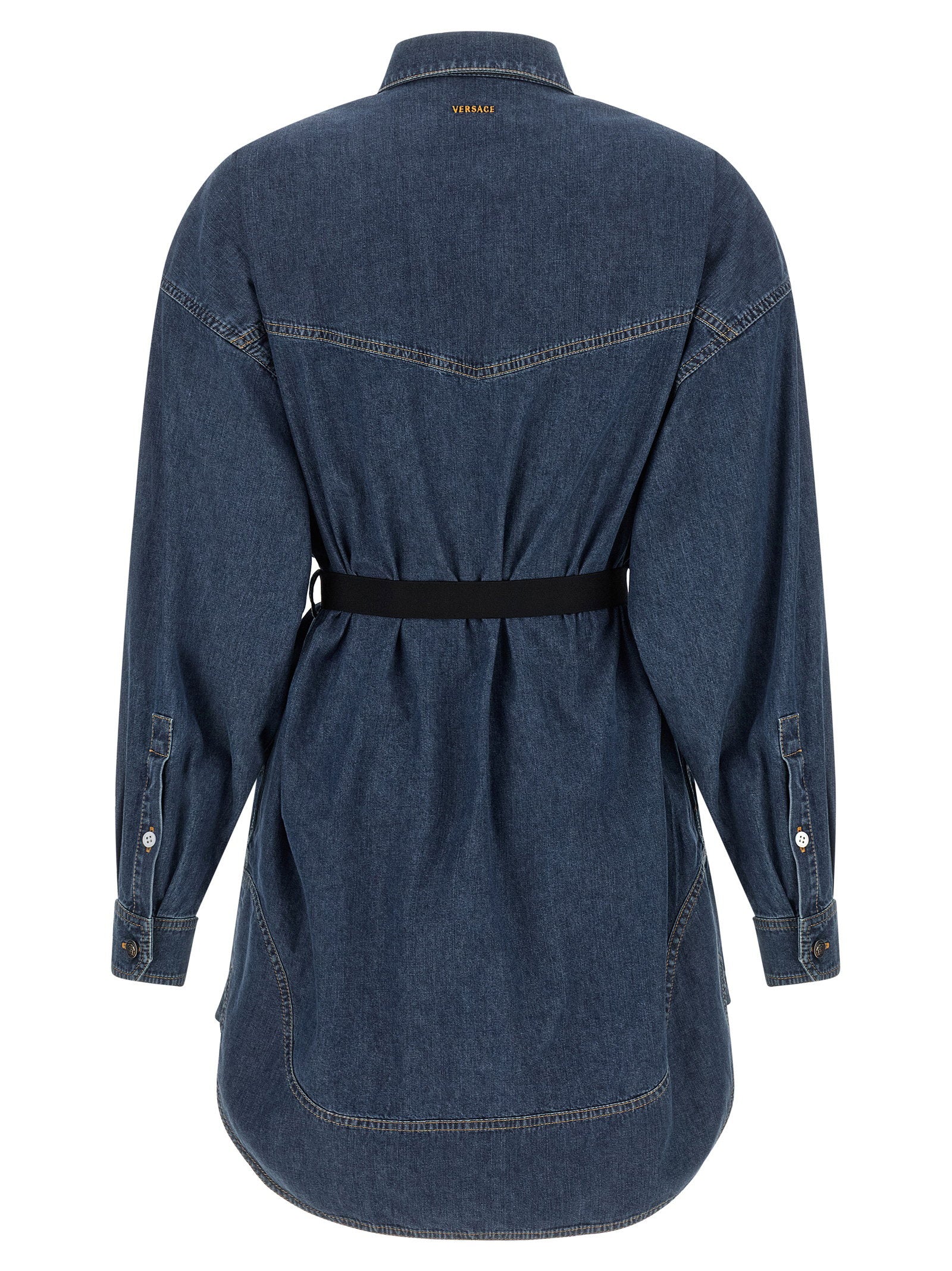 Versace Chambray Denim Dress – 100% cotton - view 2