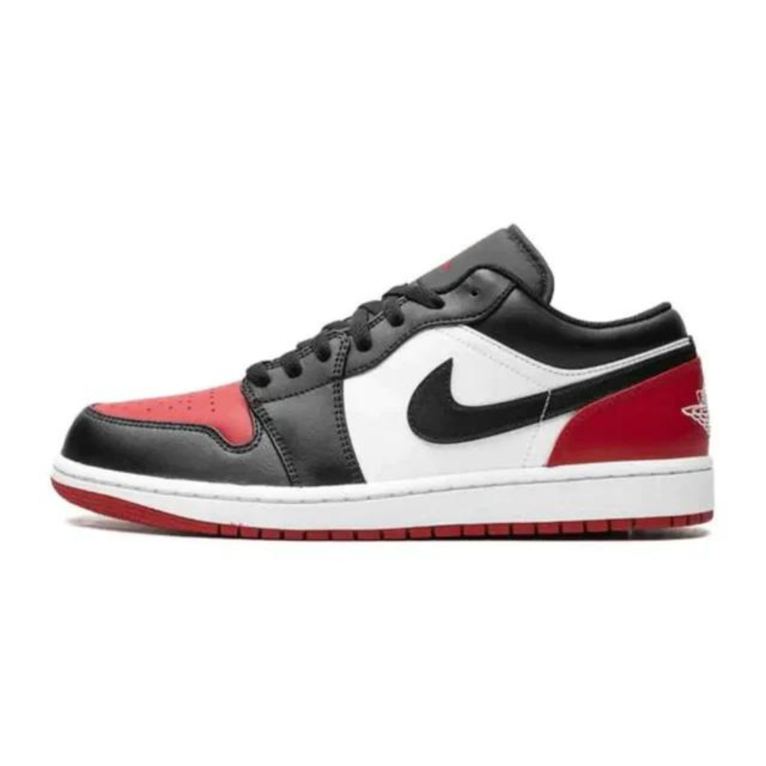 Cop Underdog Nike Air Jordan 1 Low Bred Toe 2.0
