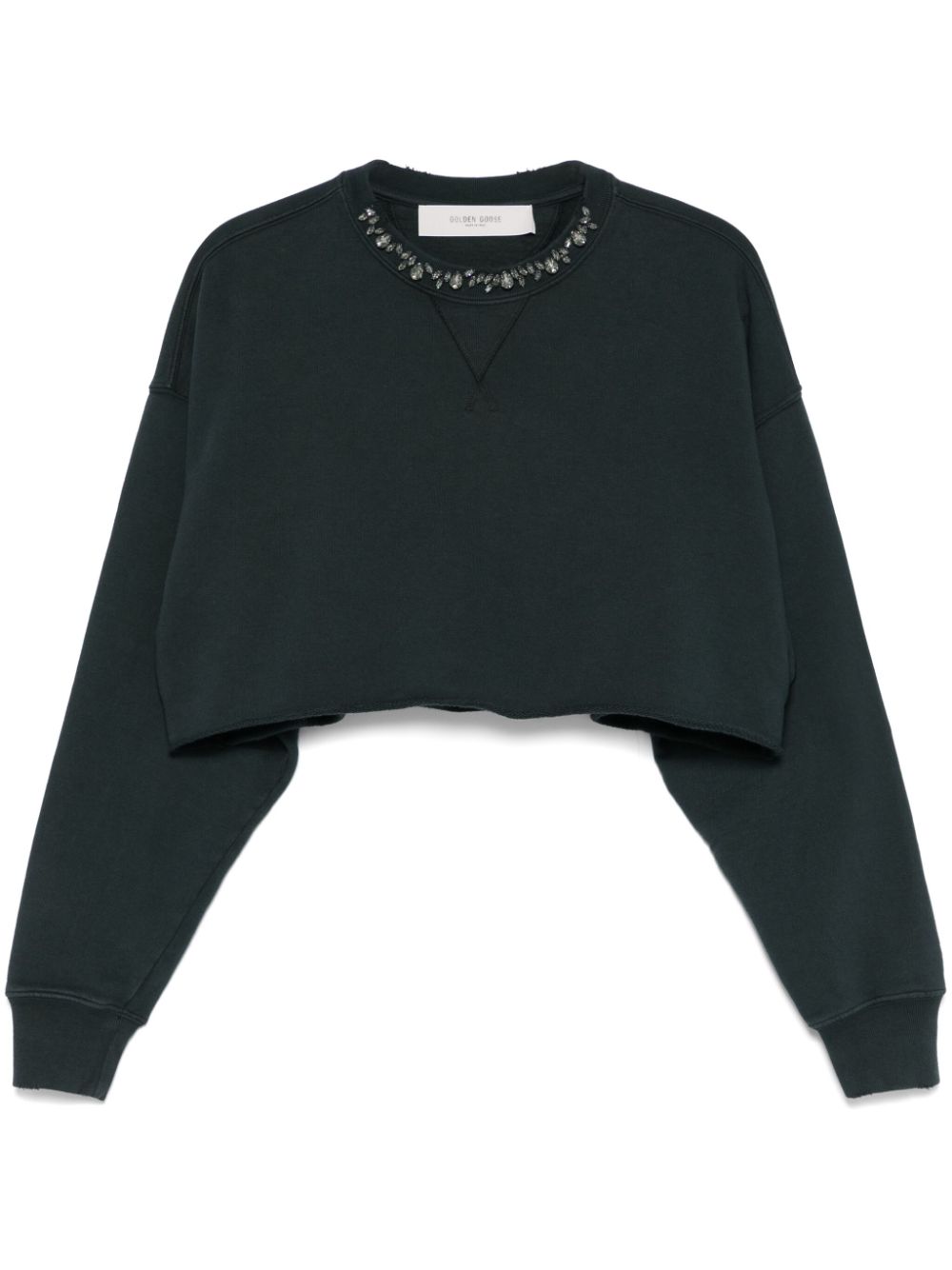 Golden Goose Cotton cropped sweatshirt – Cotton 100%