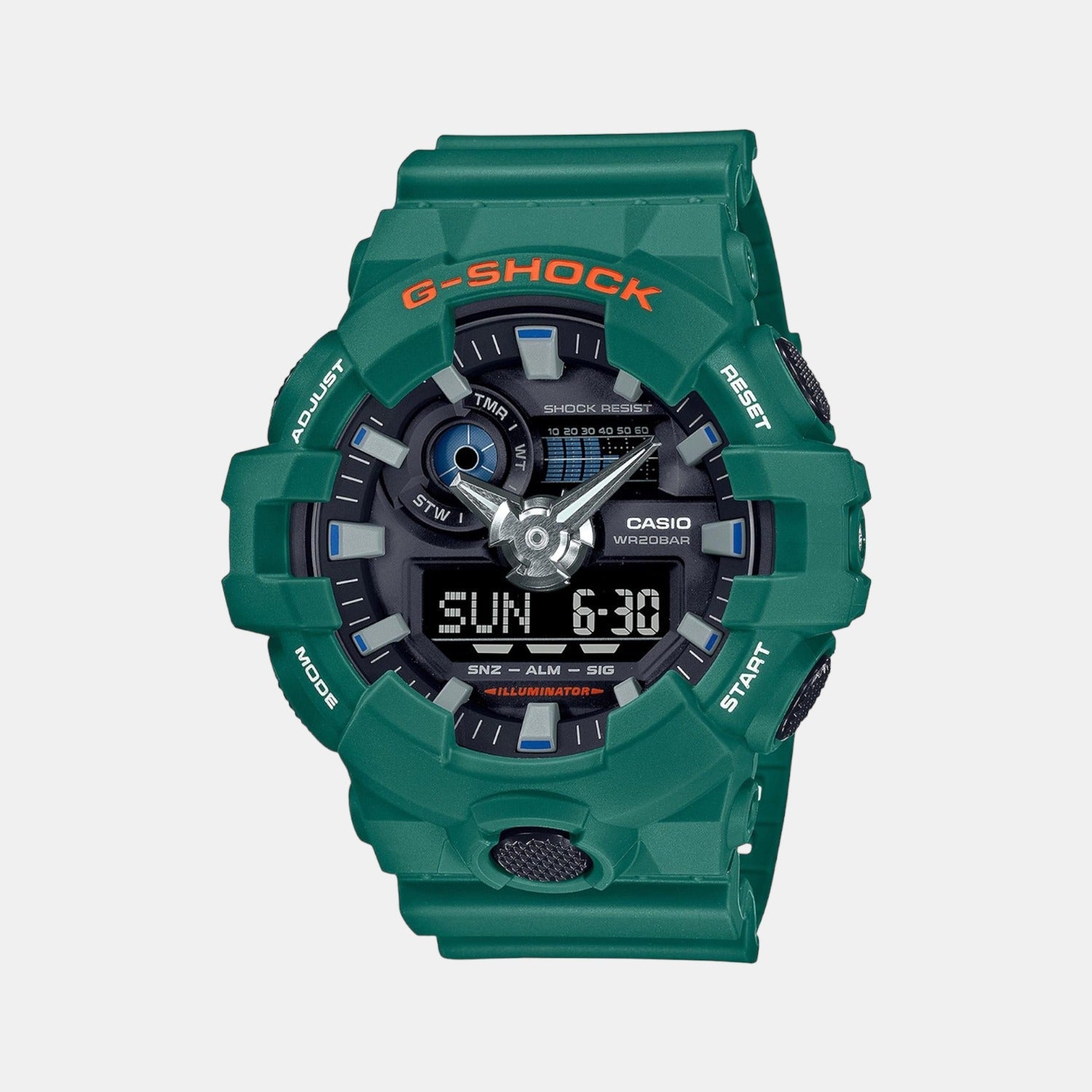 Casio G-Shock Men Quartz Black Dial Analog-Digital Resin Watch G1300