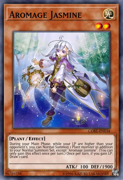 Yu-Gi-Oh! Aromage Jasmine - CORE-EN034 - Secret Rare - 1st Edition