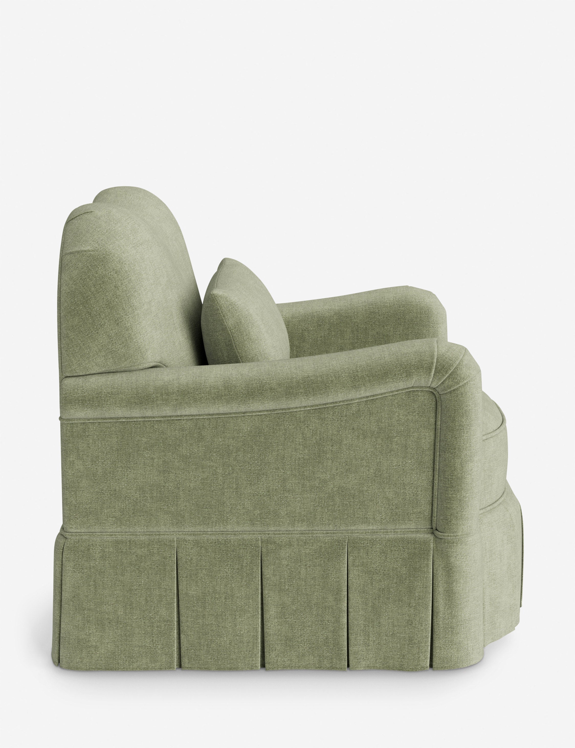 Lulu and Georgia Middleton Skirted Accent Chair by Ginny Macdonald - view 194