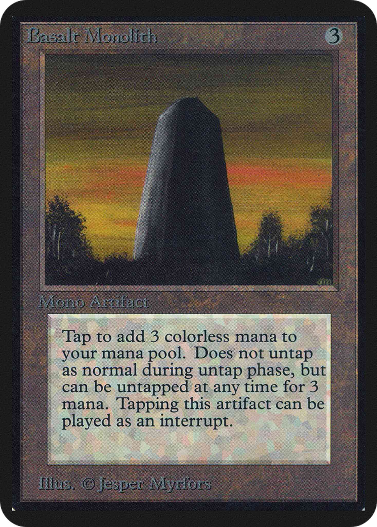 Basalt monolith 231 – Magic Basalt Monolith [231] [Limited Edition Alpha] [Non-Foil]