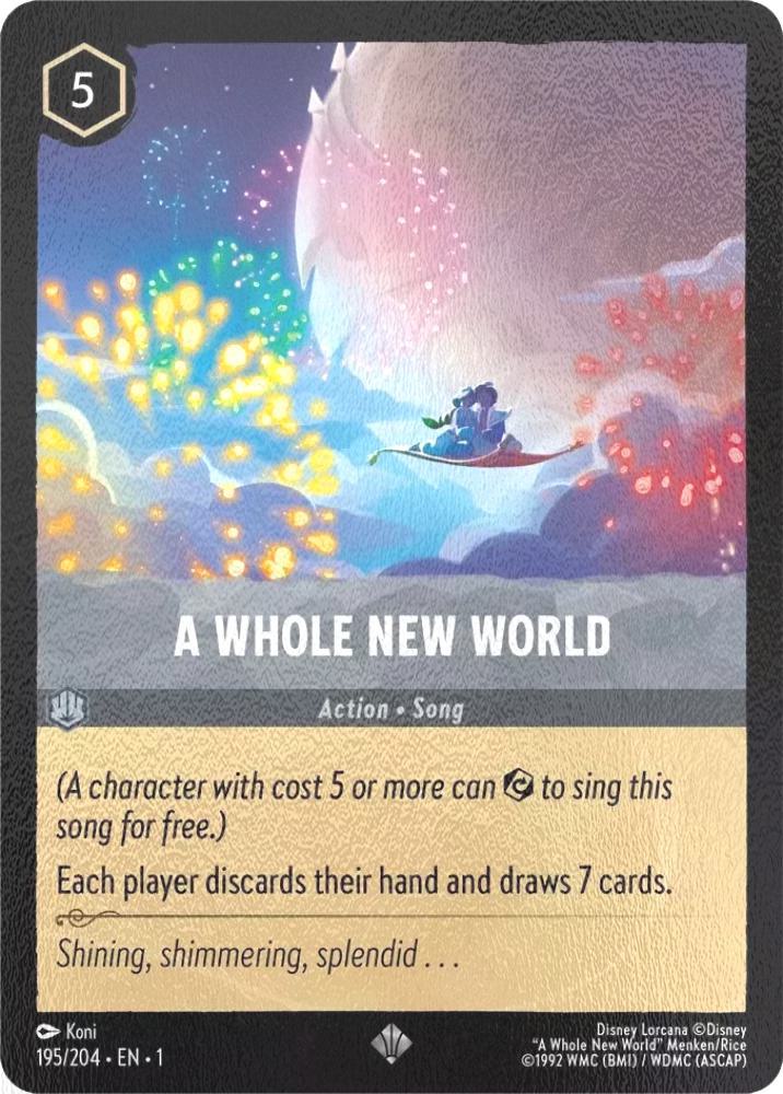 Lorcana A Whole New World - 195/204 [The First Chapter] [Cold Foil]