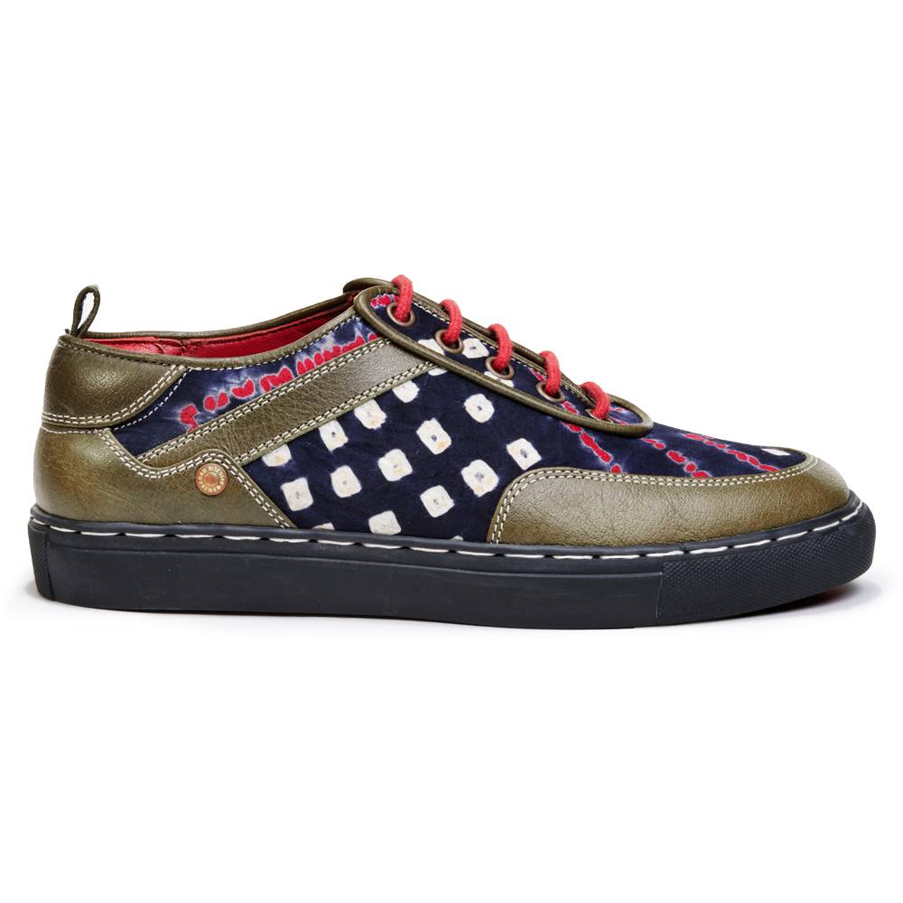 Banjaaran India Bandhni SneakesFor Women - Olive Green (discontinued) - view 3