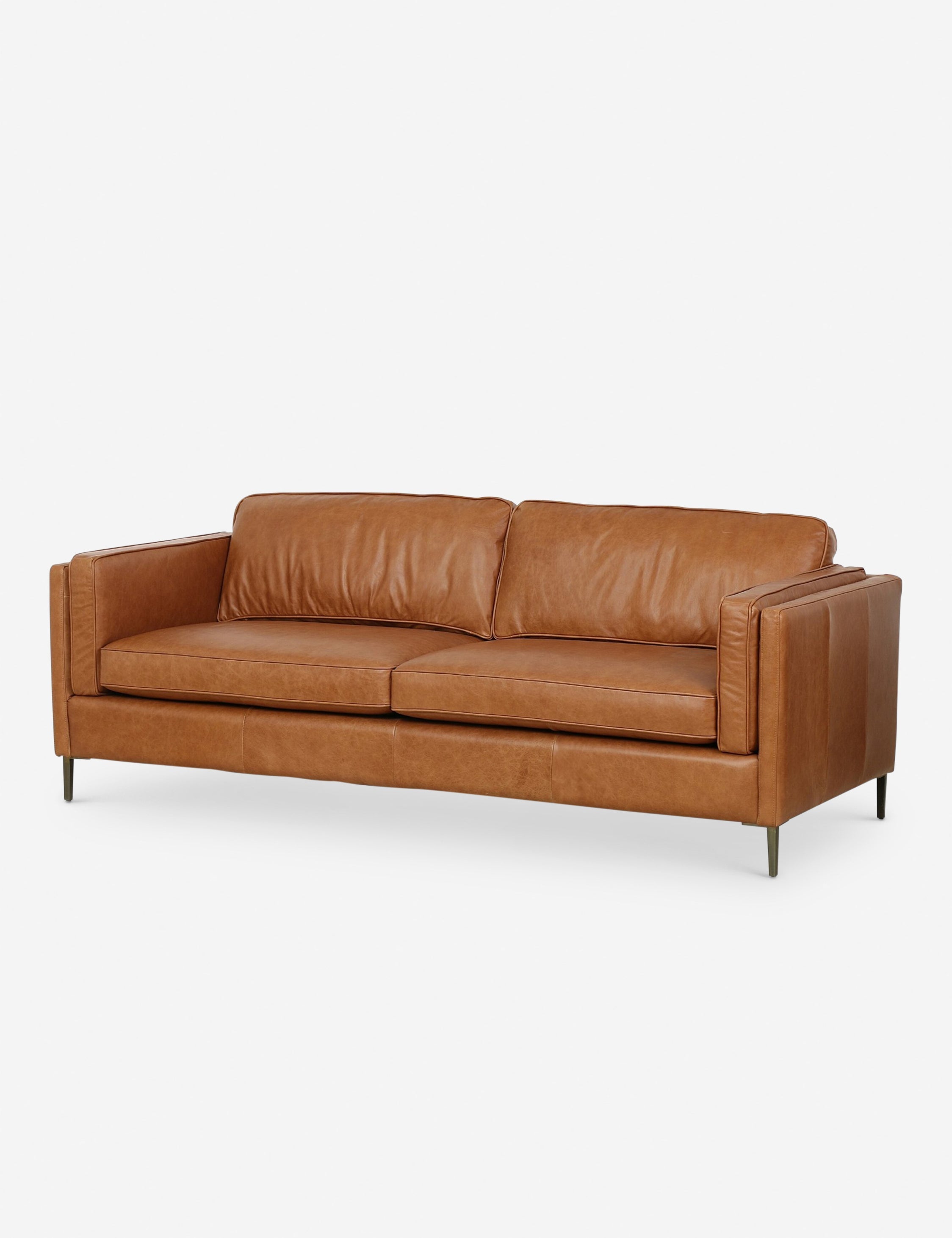 Lulu and Georgia Orielle Leather Sofa - view 4