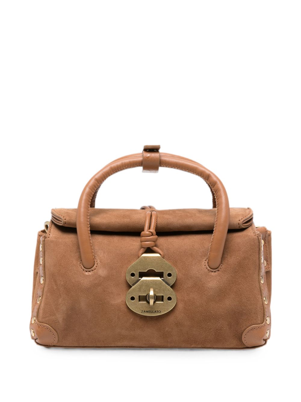 Zanellato Duo Baby Tote – Calf Suede 100%