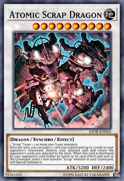 Yu-Gi-Oh! Atomic Scrap Dragon - STOR-EN043 - Ultra Rare - 1st Edition
