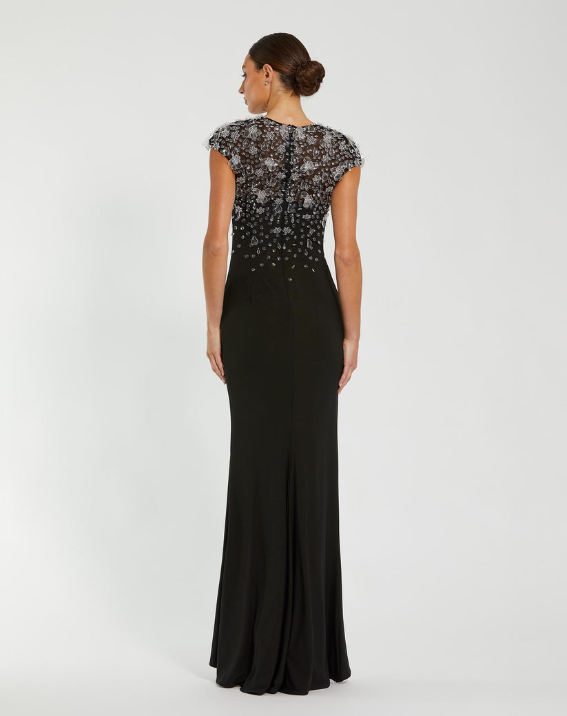 Mac Duggal 44081 Long Mermaid Fit Formal Evening Dress - view 2