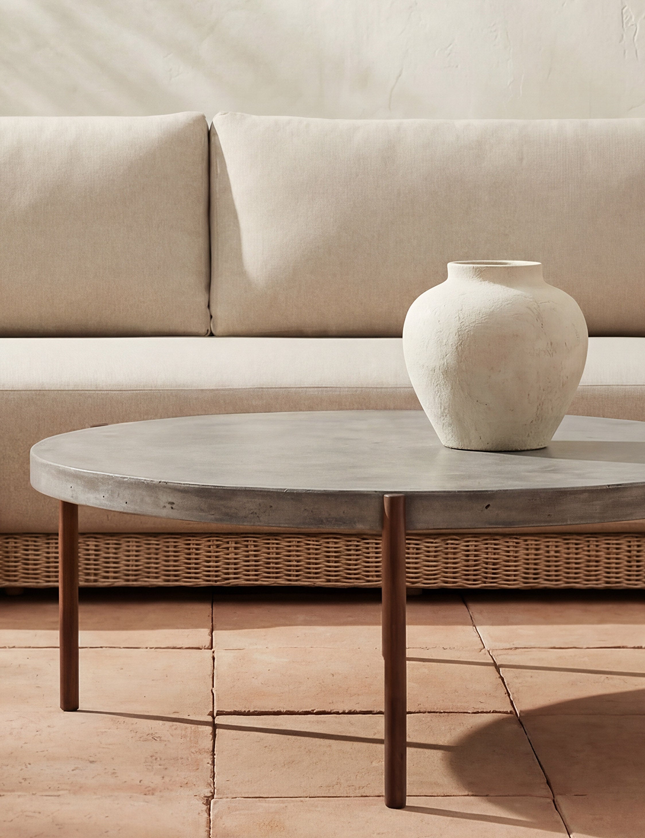 Harrison indoor outdoor – Lulu and Georgia Harrison Indoor / Outdoor Round Coffee Table