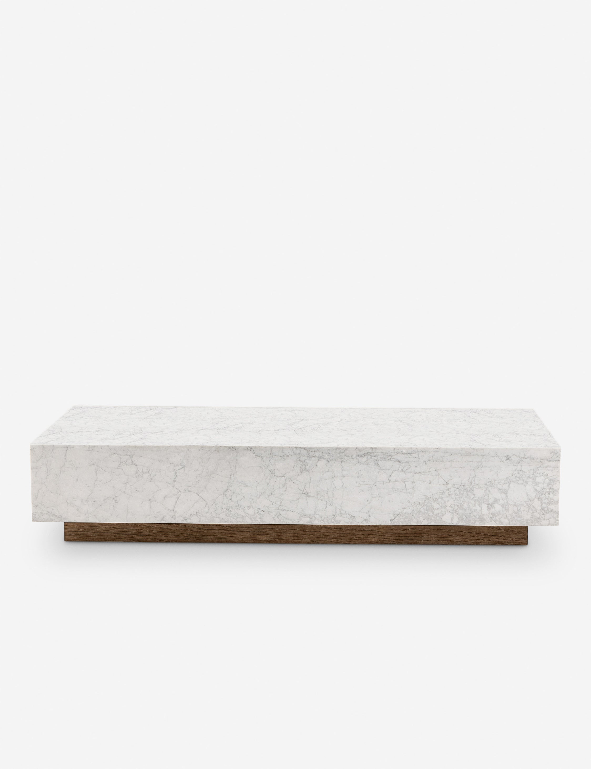 Lulu and Georgia Janus Coffee Table – White Marble