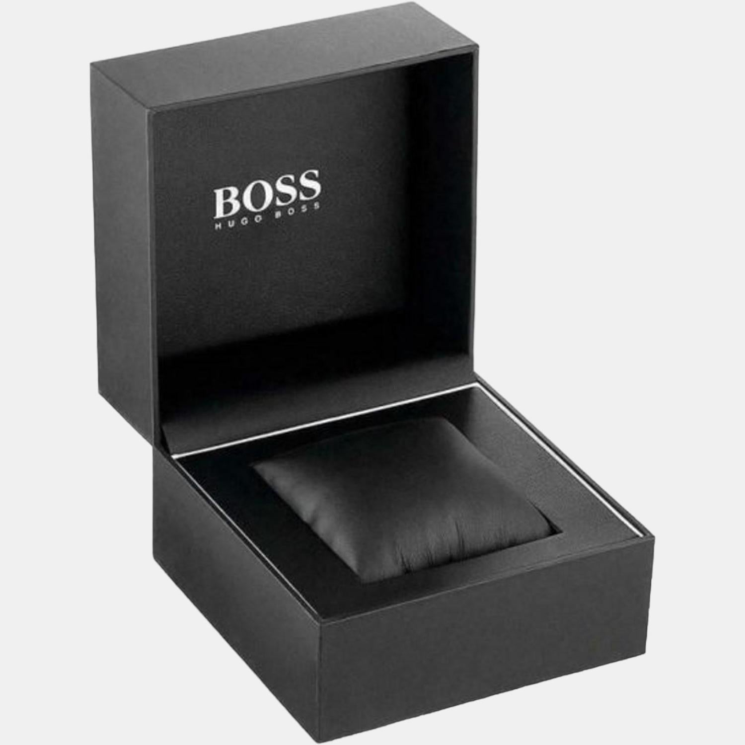Boss Admiral Men Quartz Green Dial Analog Rubber Watch 1513967 - view 4