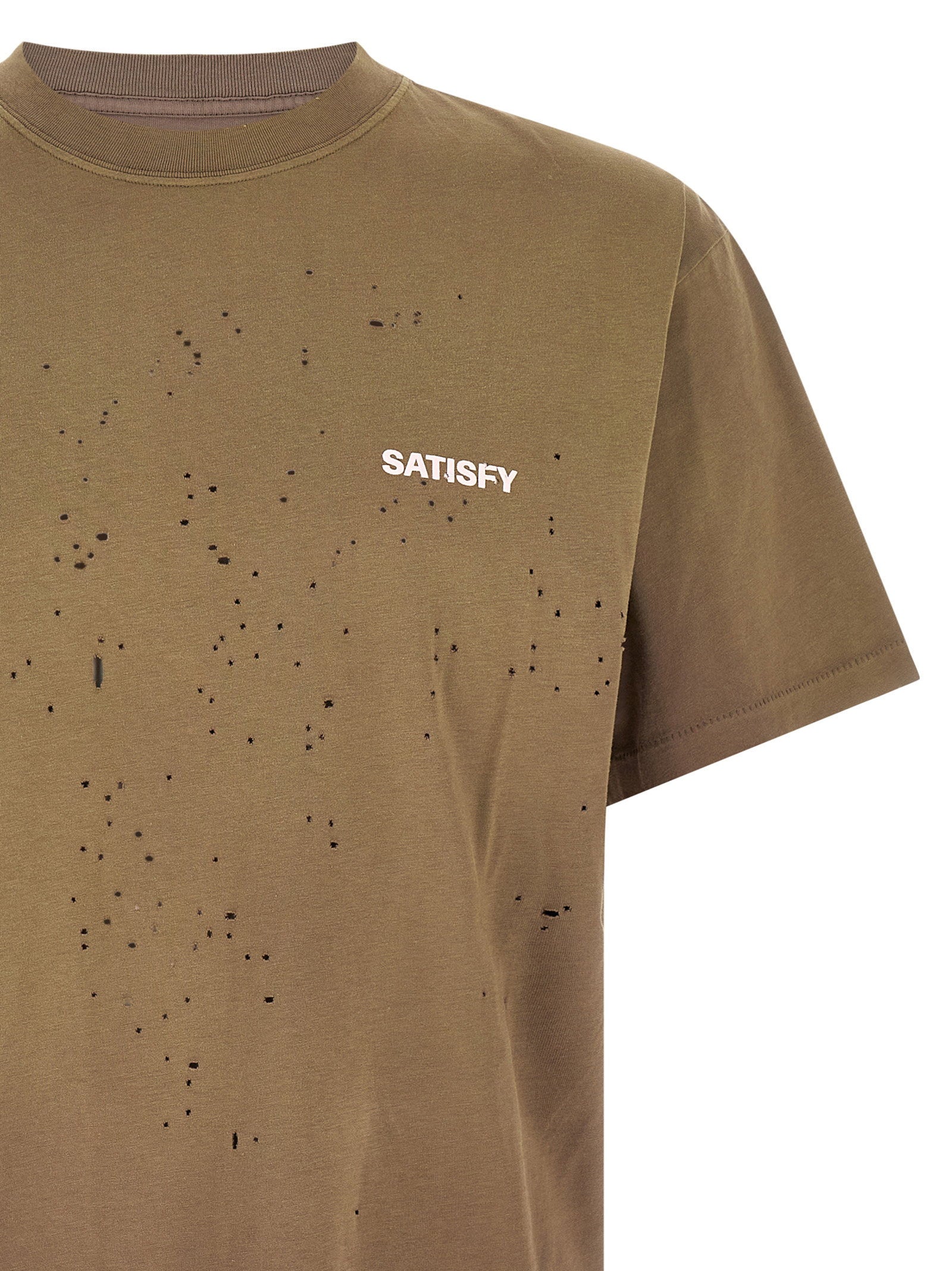 Satisfy Openwork T-shirt – 100% cotton - view 3