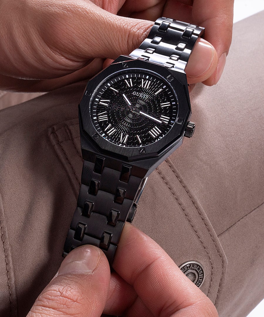 Guess Asset Black Dial Men 42.5mm - view 2