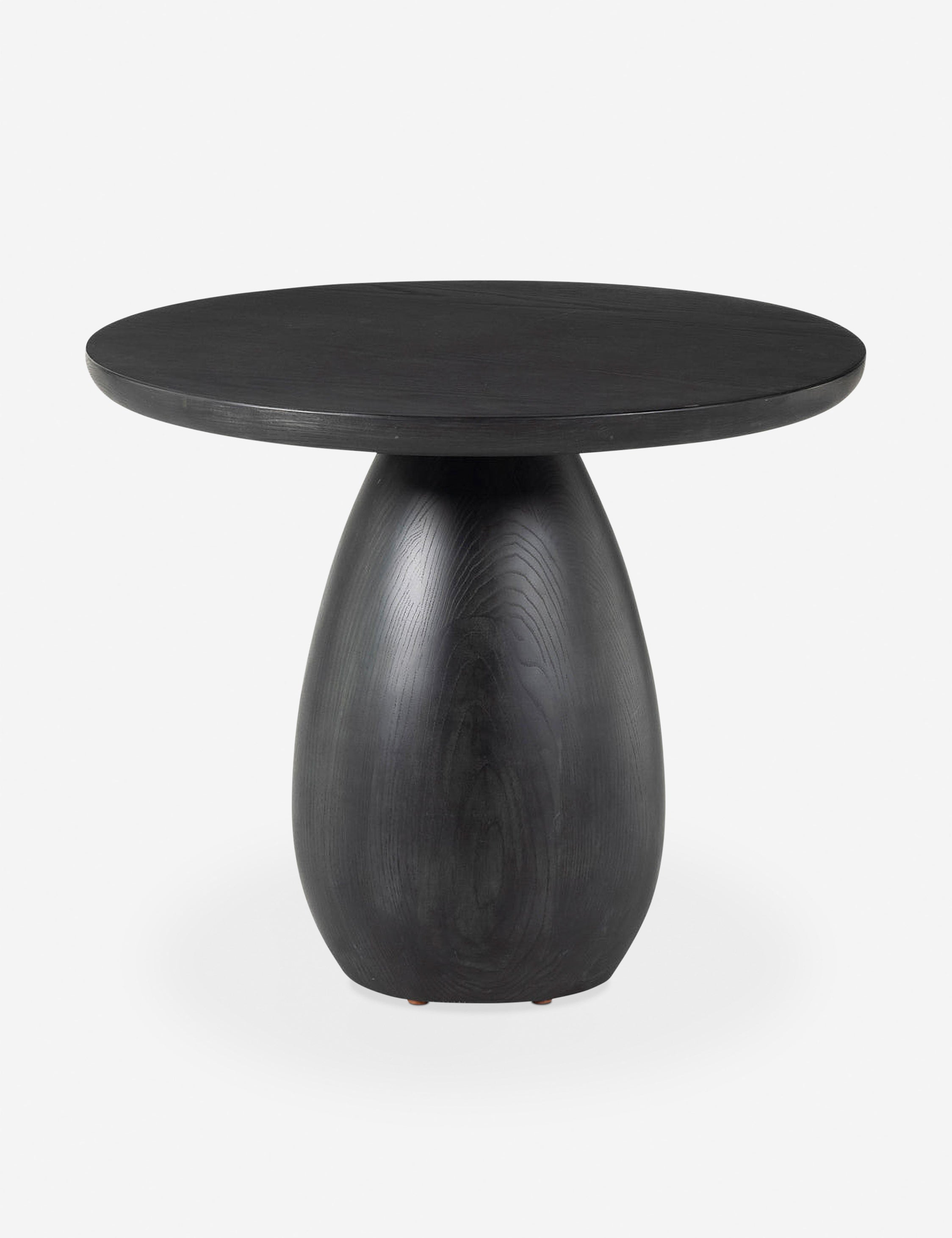 Lulu and Georgia Mulholland Round Side Table – Black - view 2