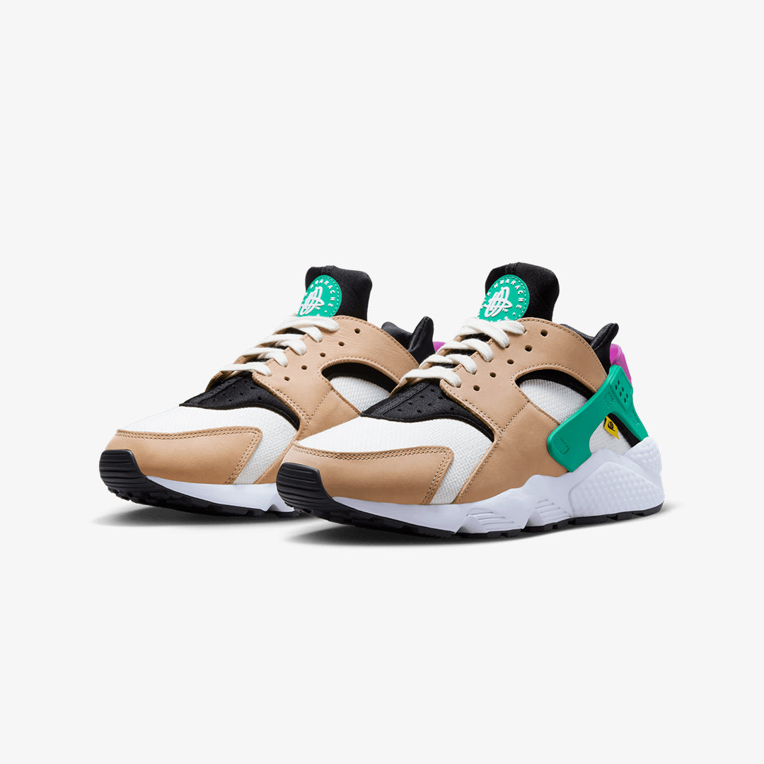 Nike | AIR HUARACHE PREMIUM { SAIL/HEMP-BLACK-WHITE