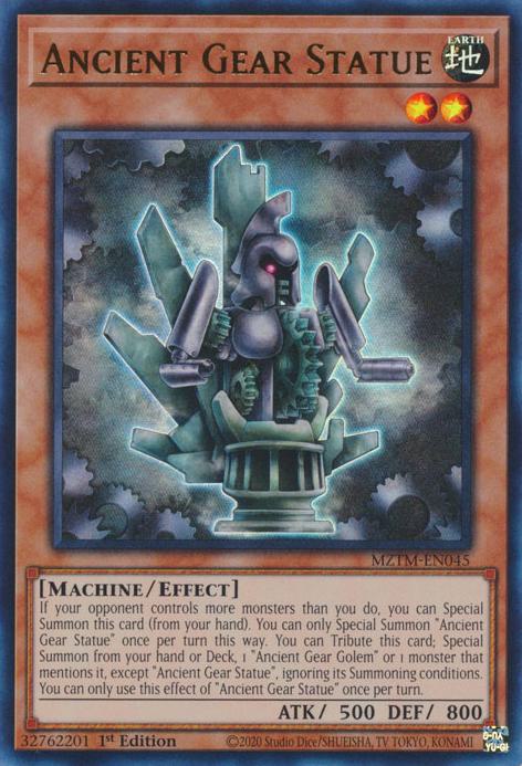 Yu-Gi-Oh! Ancient Gear Statue - MZTM-EN045 - Ultra Rare - 1st Edition