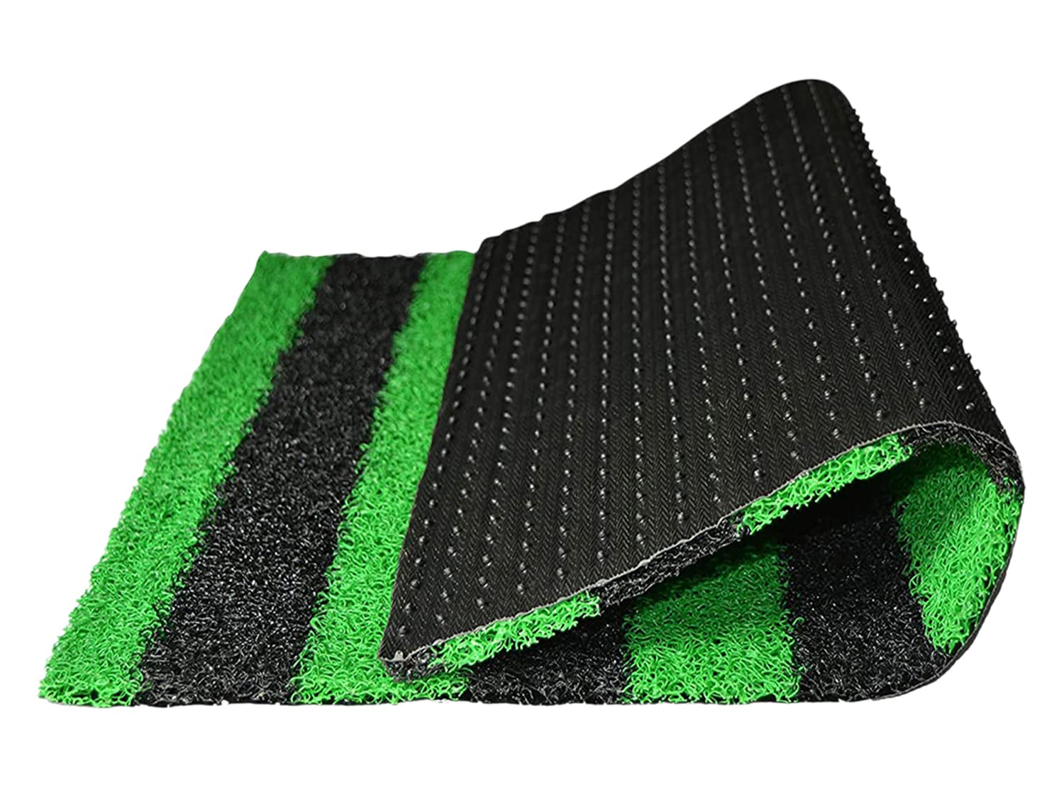 Kuber Industries Rubber Strips Design Door Mat for Porch/Kitchen/Bathroom/Laundry Room, 24"x16" Pack of 2 (Green) 54KM3997 - view 5