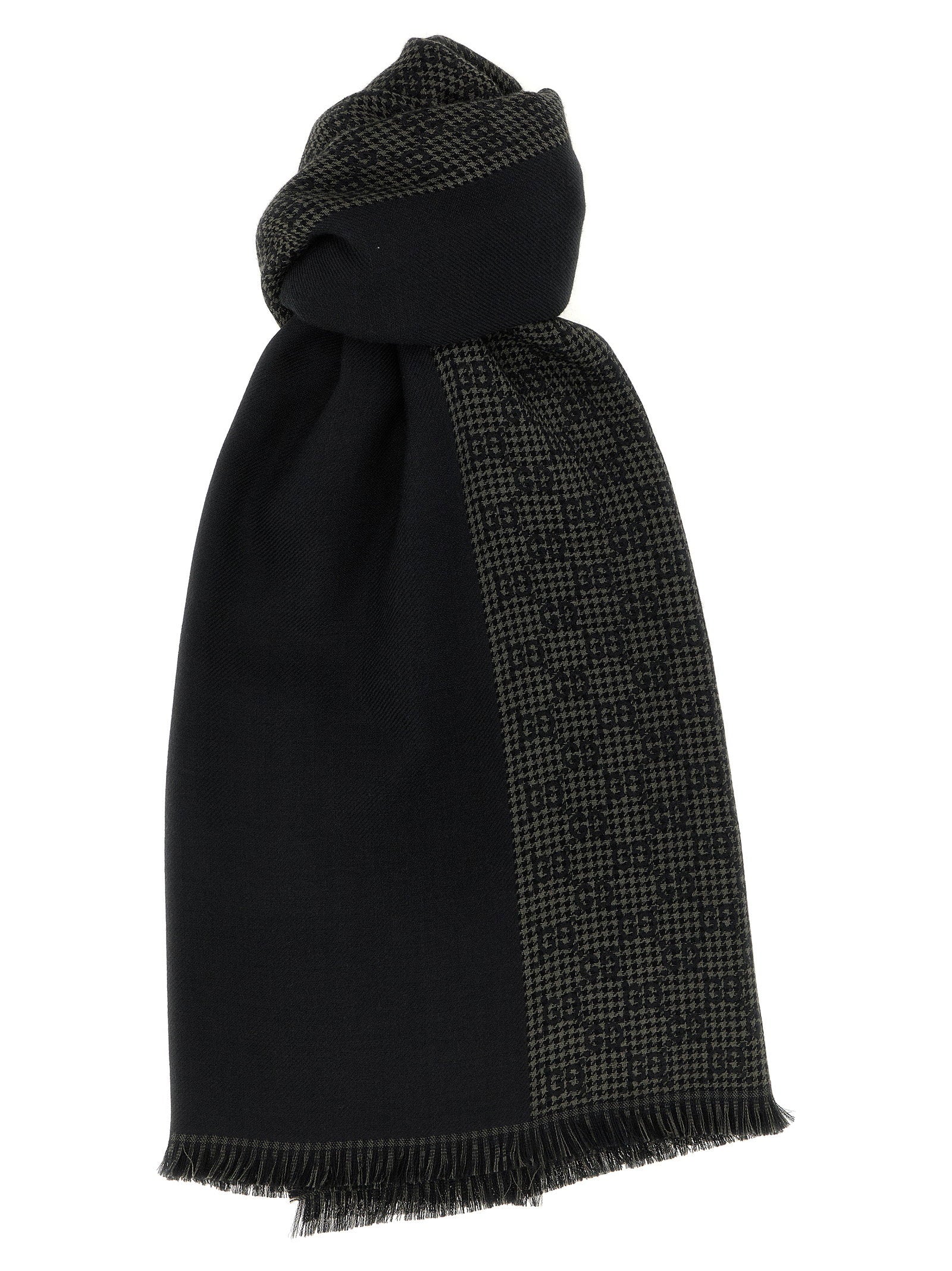 Gucci Wool Silk Scarf – 50% silk, 50% wool