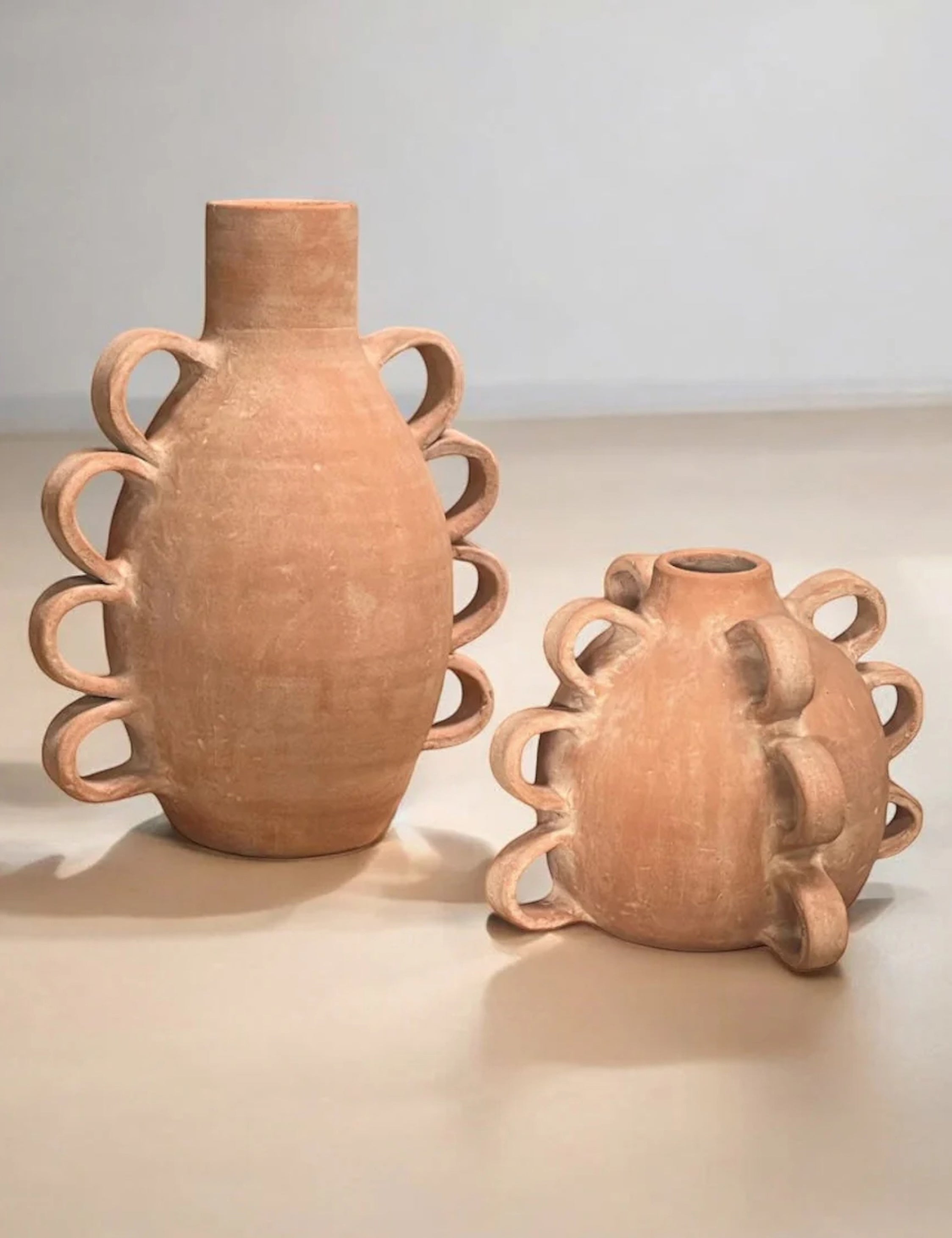 Lulu and Georgia Lux Decorative Vase by Meso – Terracotta - view 2