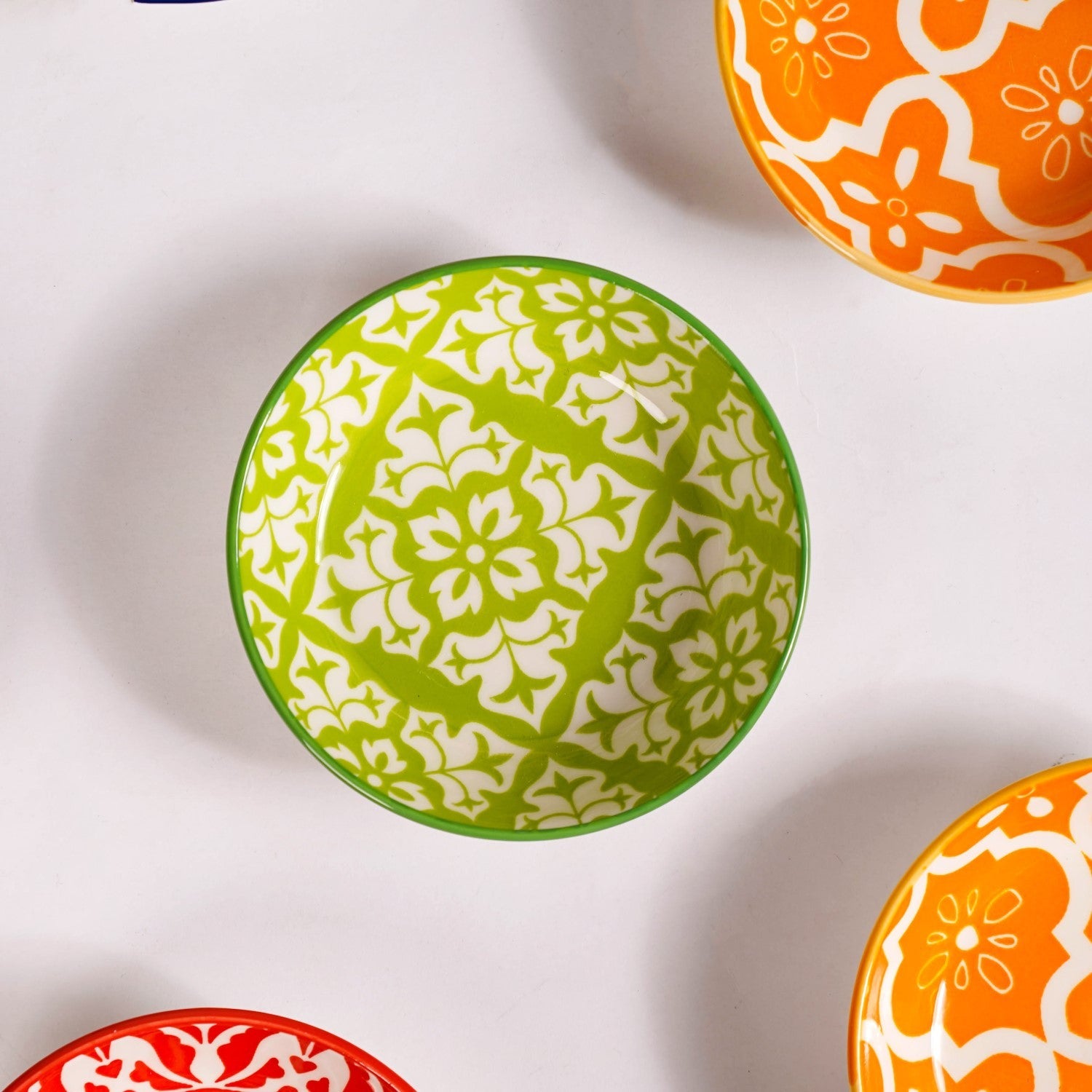 Nestasia Mediterranean Vibrancy Small Ceramic Bowls Set Of 8 70ml - view 8
