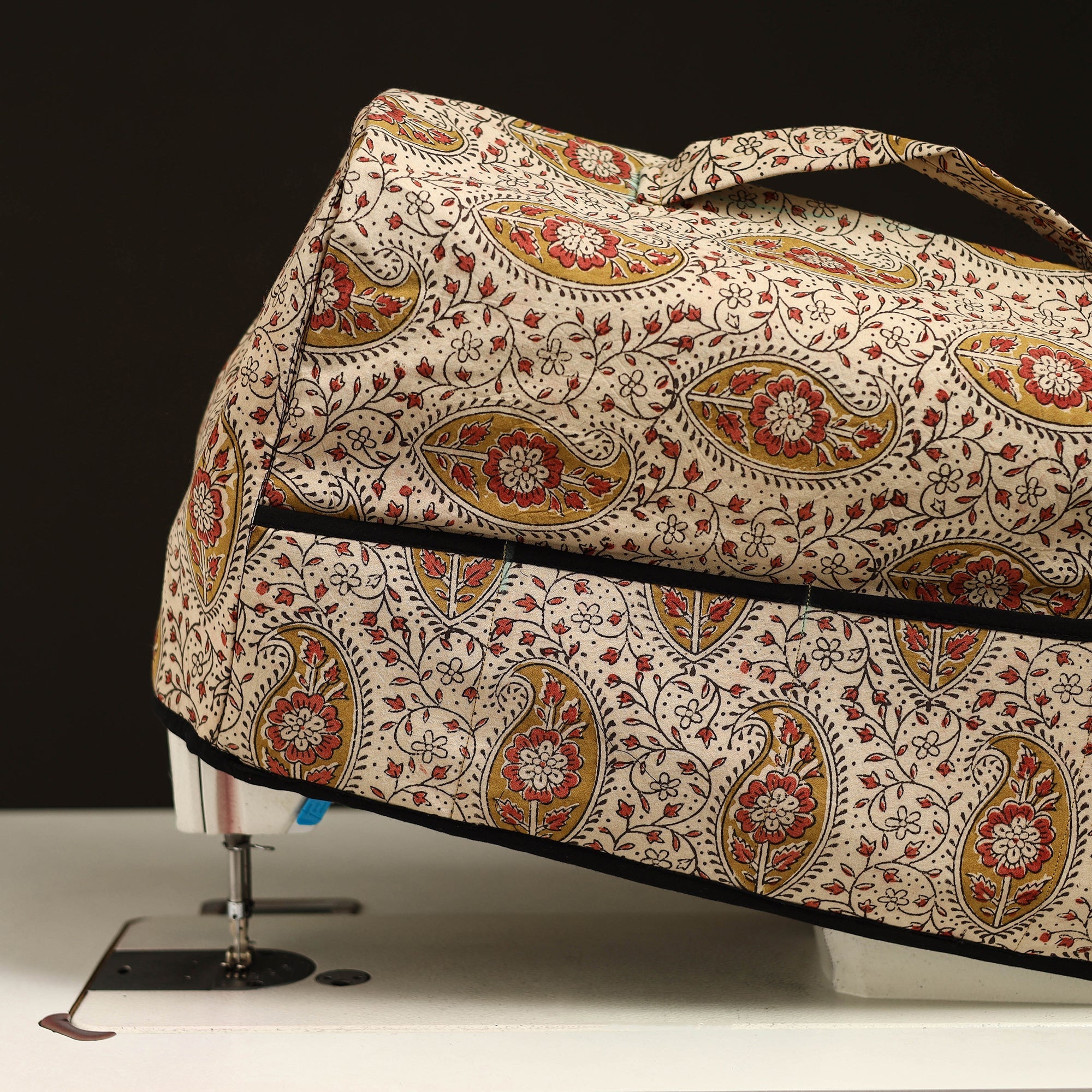 JALPARI Beige - Handcrafted Cotton Sewing Machine Cover 05 - view 3