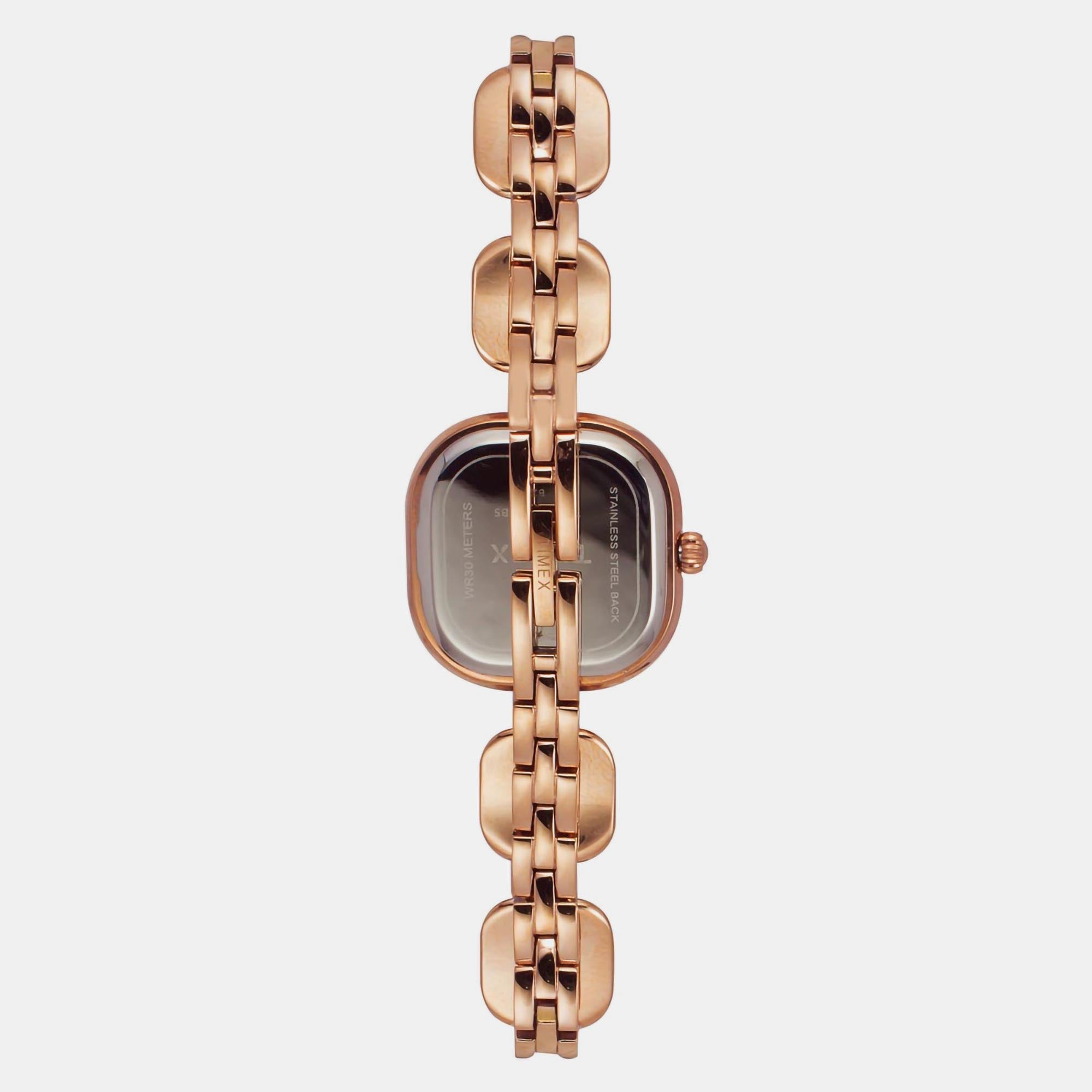 Timex Fria Women Quartz Mother Of Pearl Dial Analog Brass Watch TWEL17102 - view 4
