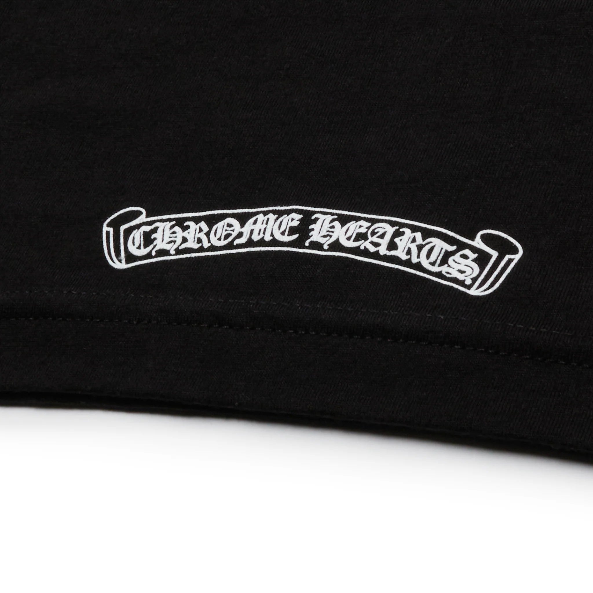 Chrome Hearts Horse Shoe Pocket Logo Black T Shirt - view 4