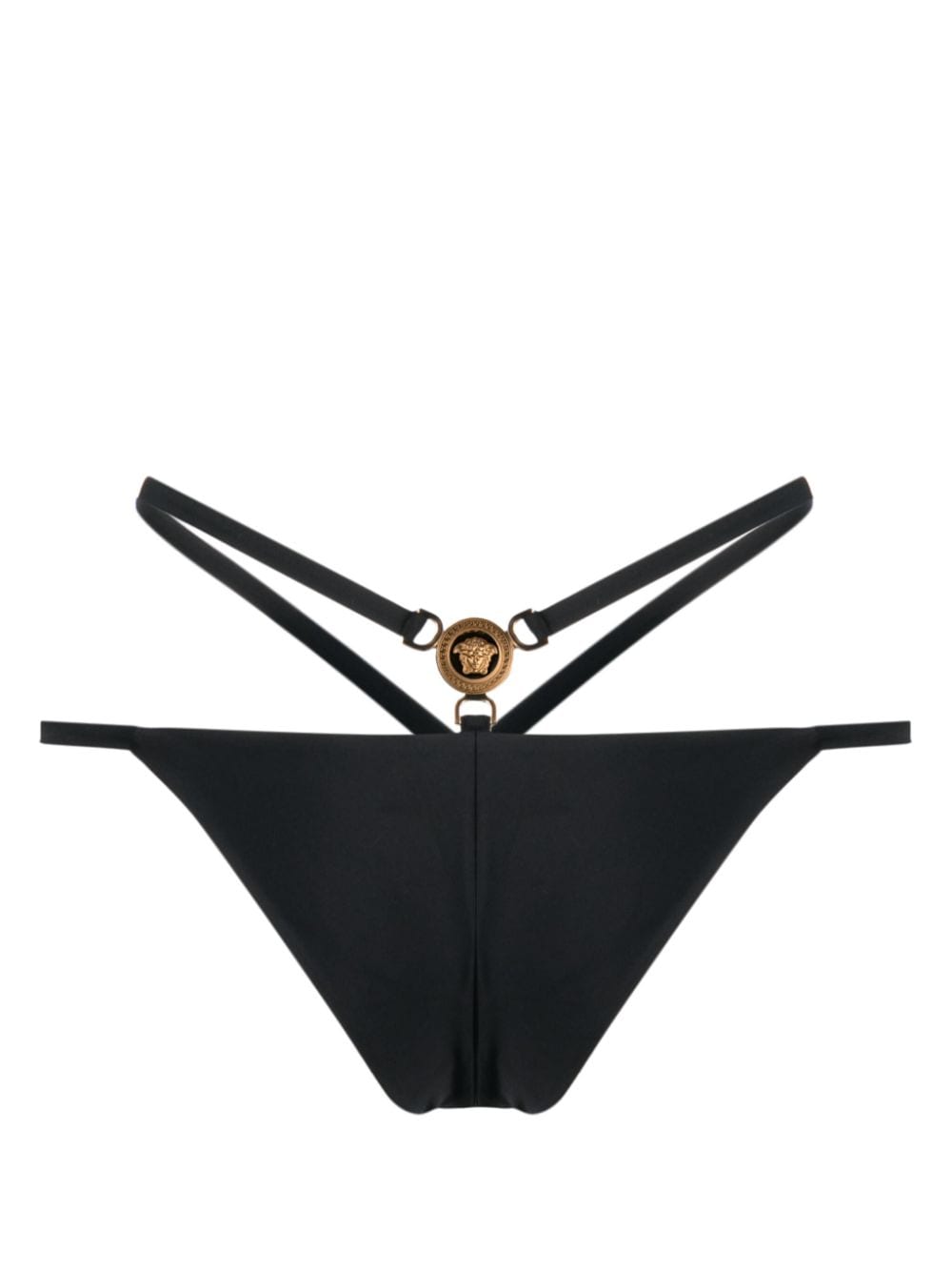 Versace Medusa-plaque strappy bikini bottoms - view 2