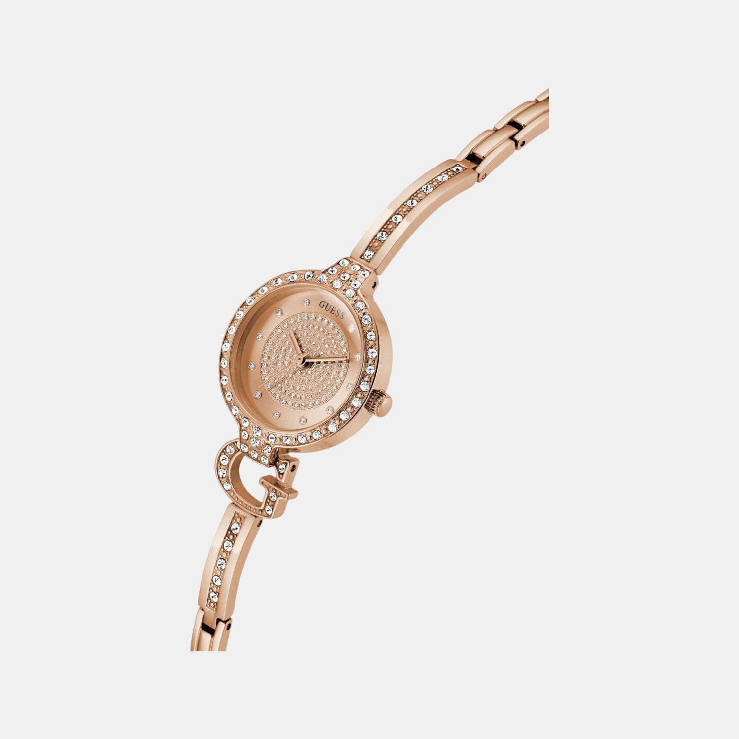 Guess Giselle Women Quartz Rose Gold Dial Analog Recycled Steel Watch GW0929L3 - view 3