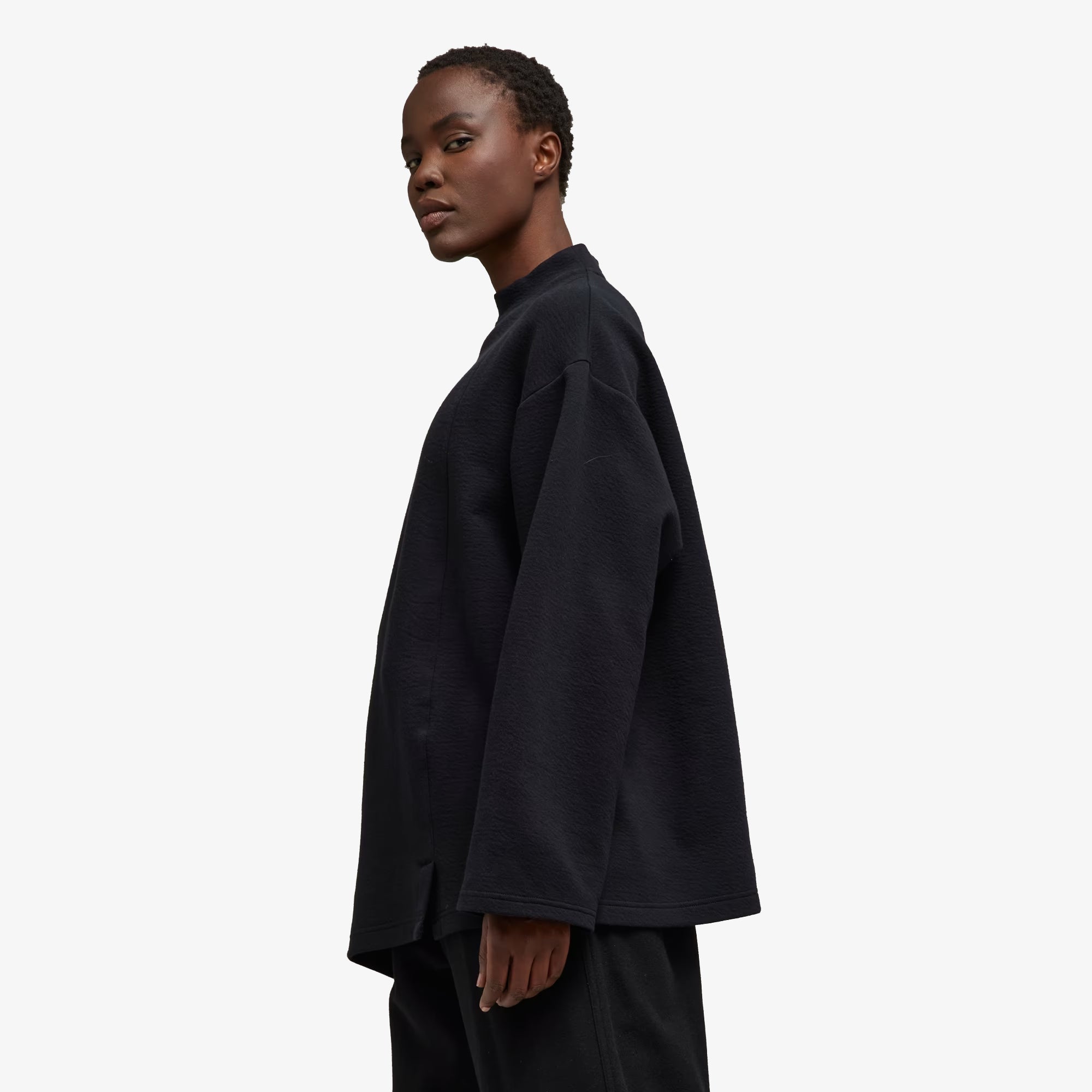 Y-3 | Natural Spacer Loose Long Sleeve Tee { Black - view 2