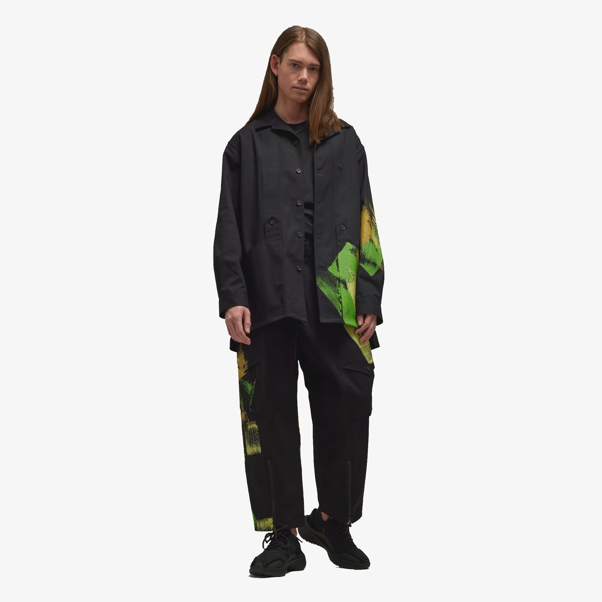Y-3 | Graphic Workwear Pants { Black