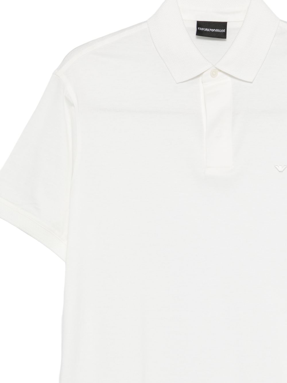 Emporio Armani Cotton polo shirt – 70% Lyocell, 30% Cotton - view 3