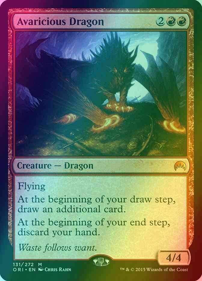 Dragon 131 magic – Avaricious Dragon [131] [Magic Origins] [Foil]