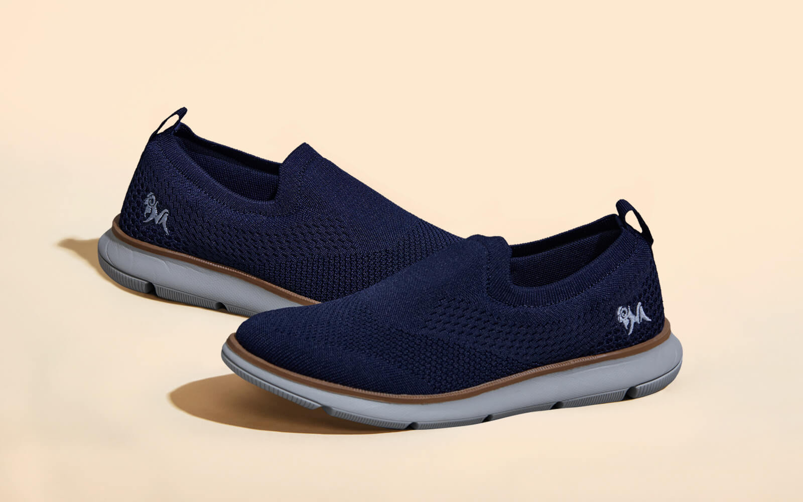 Neeman's Dress Slip Ons : Blue - view 5