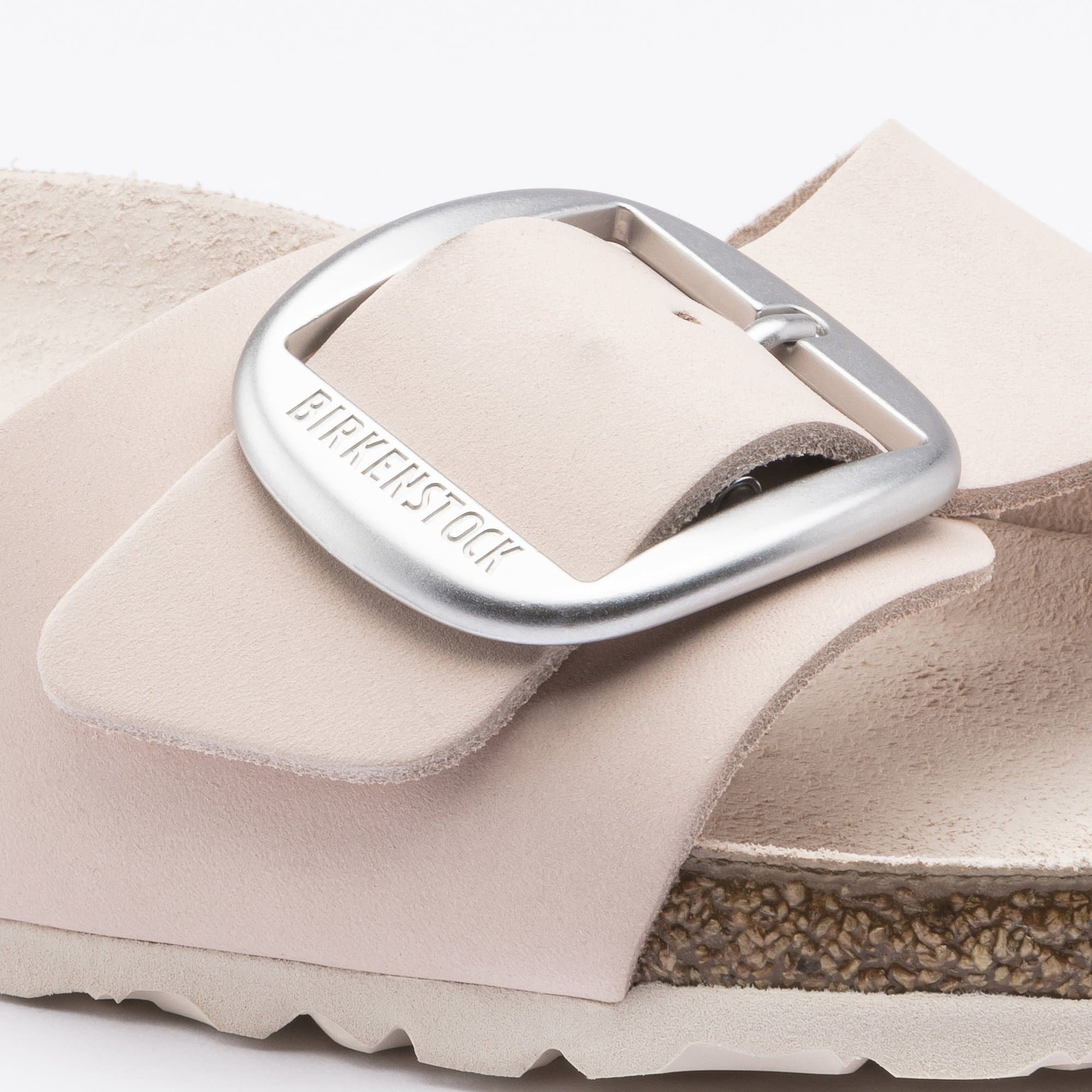 Birkenstock Madrid Big Buckle Nubuck Leather – Pink Pink/Light Rose - view 5