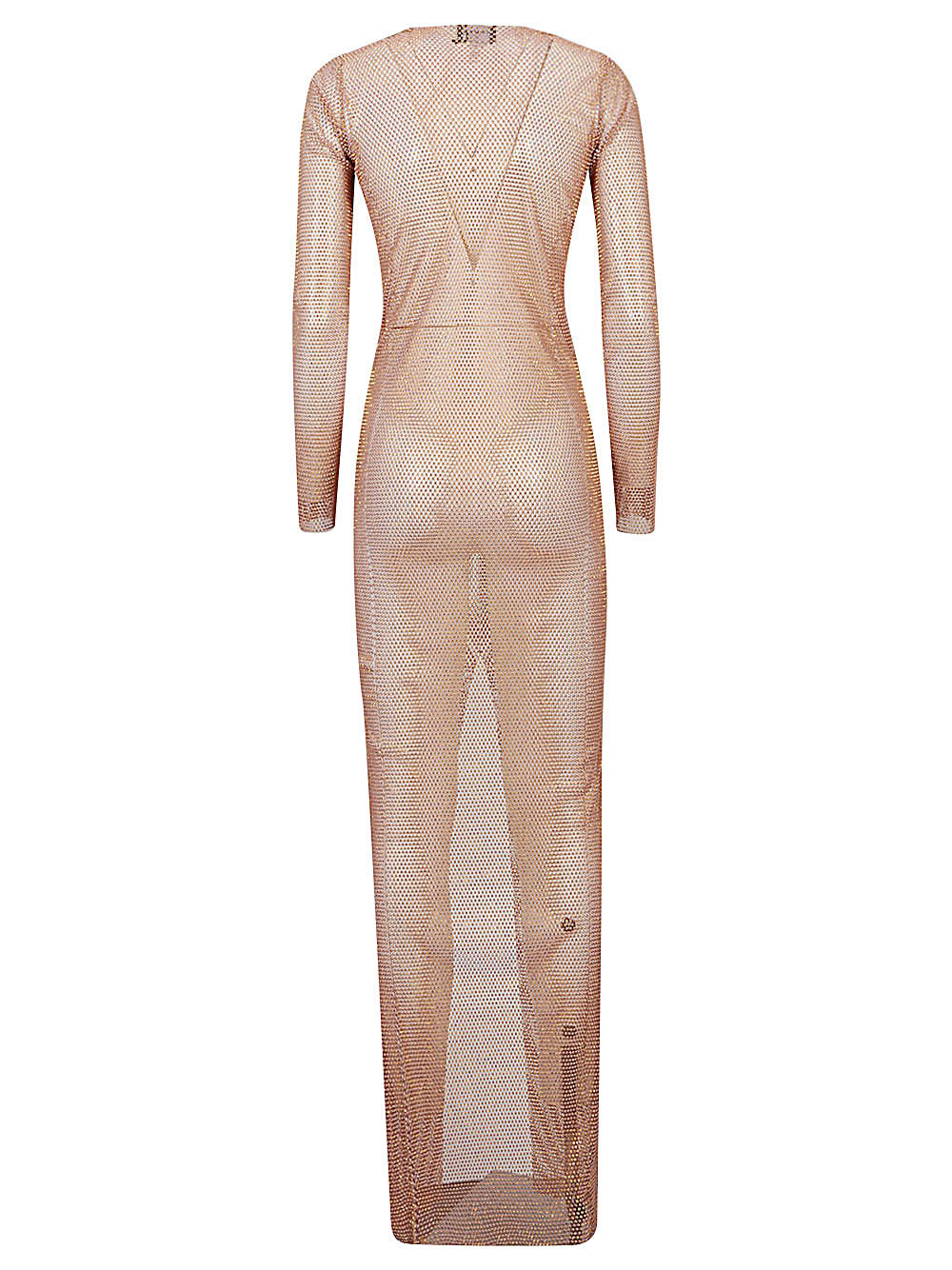 Santa Brand Flower-applique long dress - view 2