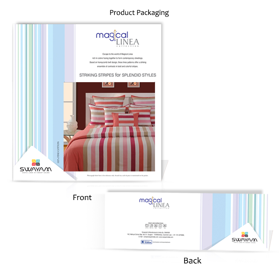 Swayam India Pretty Amazing Bed Sheet- Magical Linea Bib- 1603 - view 4